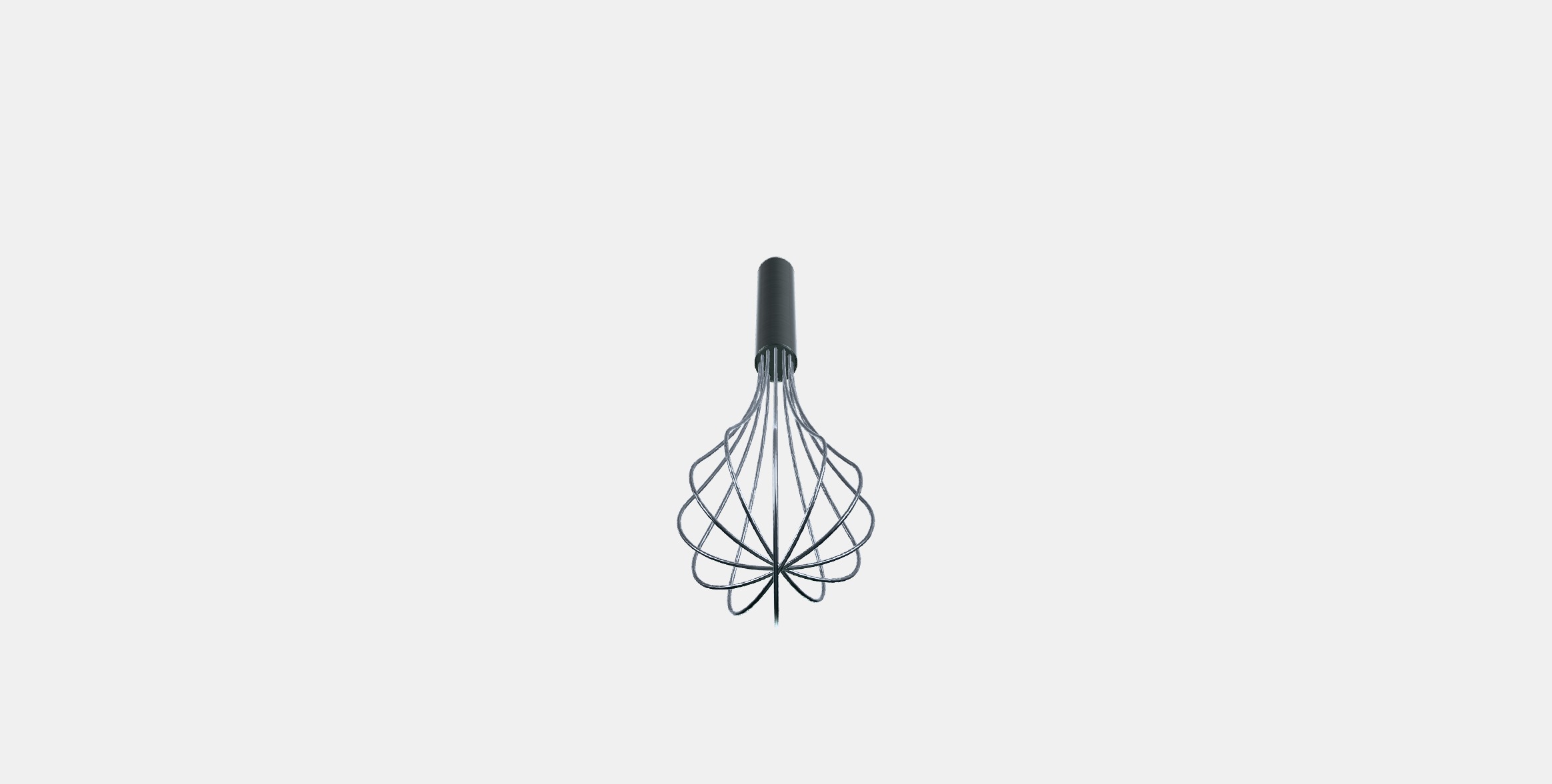 KONCIS Balloon whisk Low-poly 3D model_6