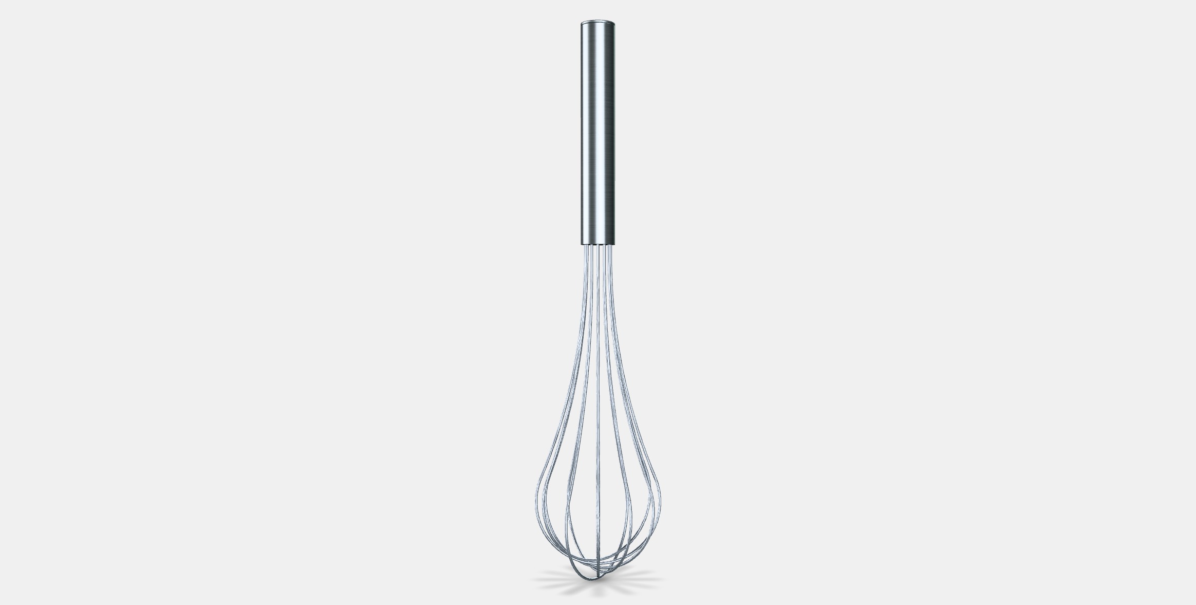 KONCIS Balloon whisk Low-poly 3D model_4