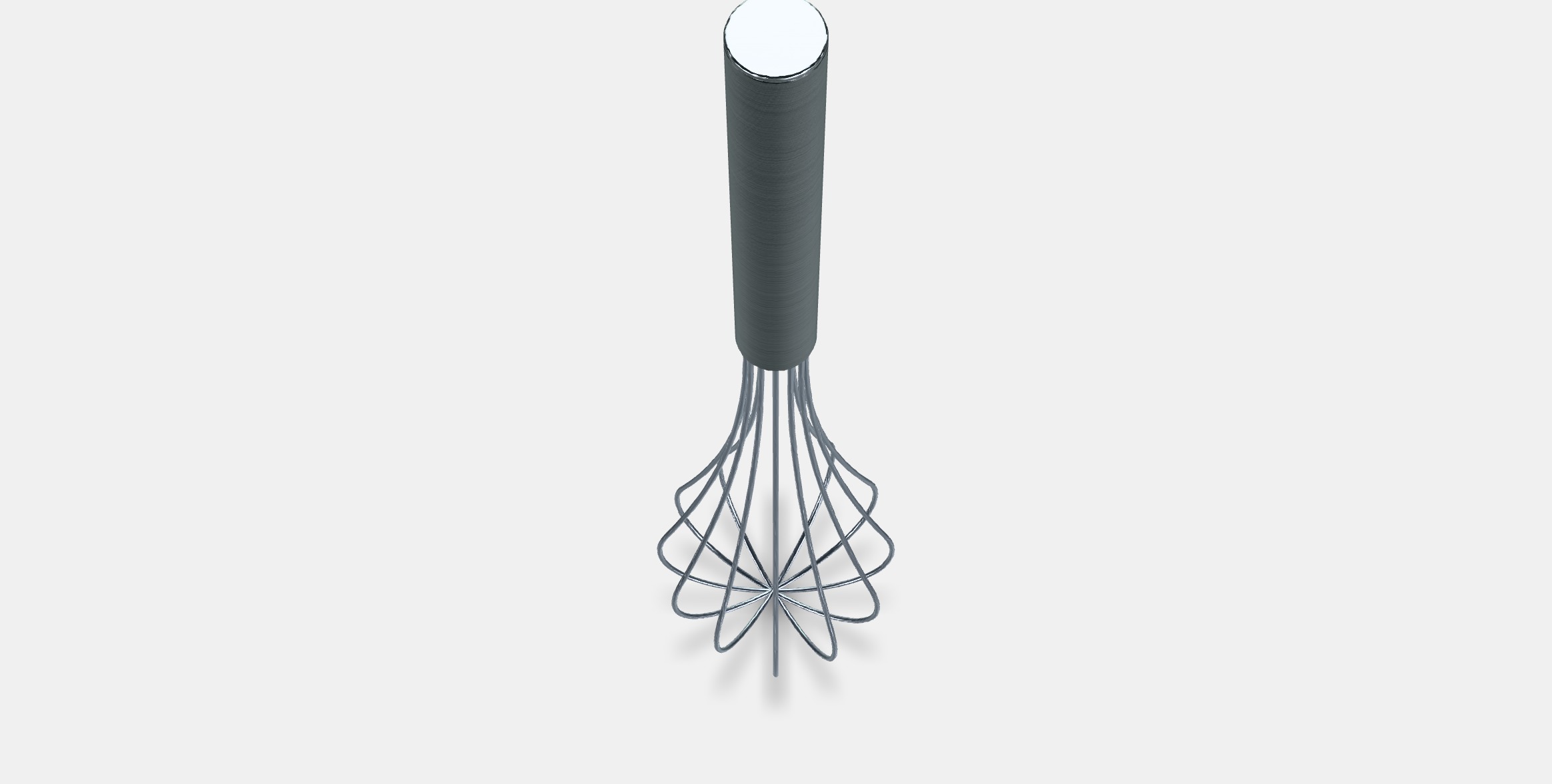 KONCIS Balloon whisk Low-poly 3D model_3