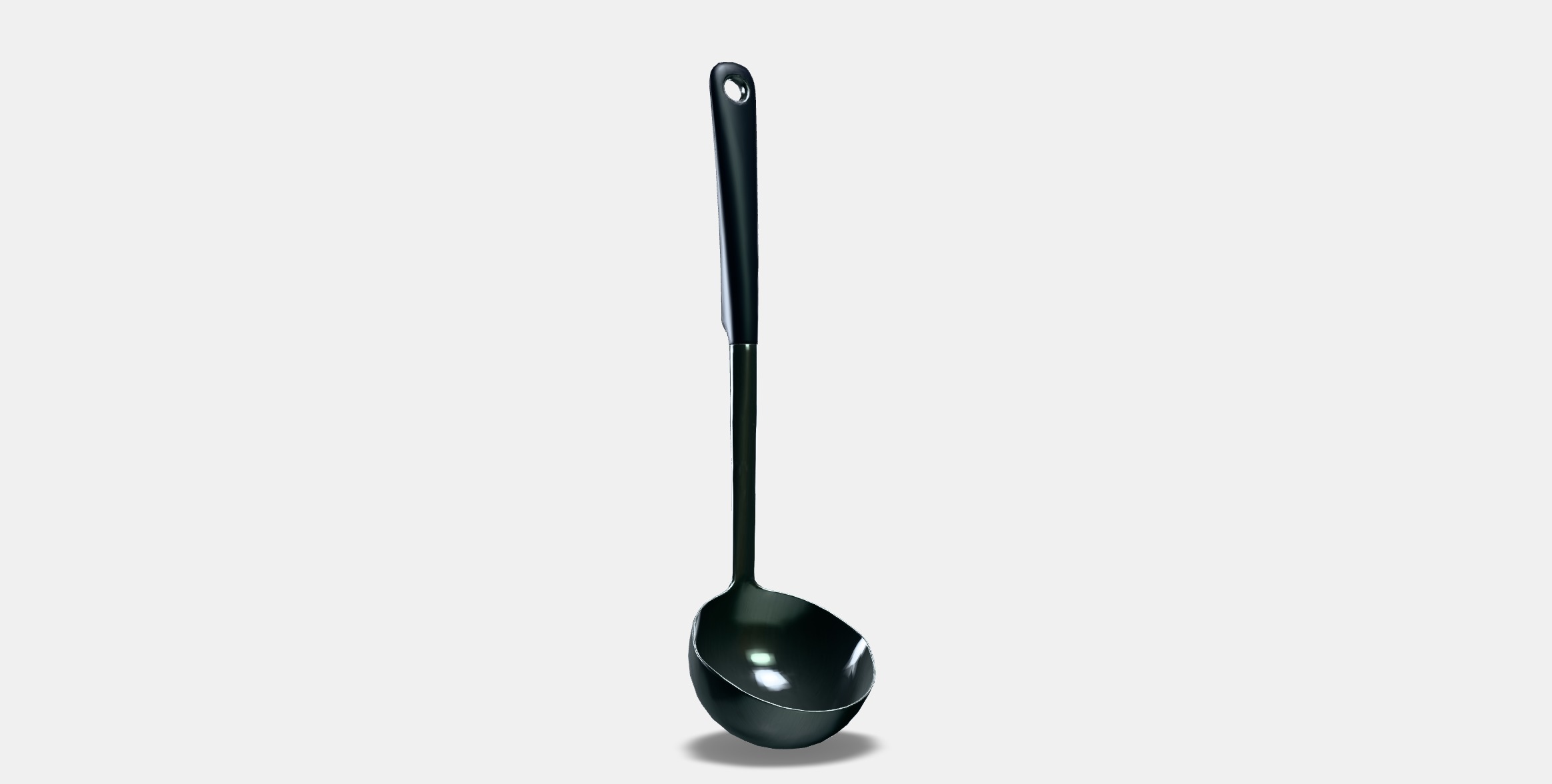 IKEA 365 HJALTE Soup ladle Low-poly 3D model_2