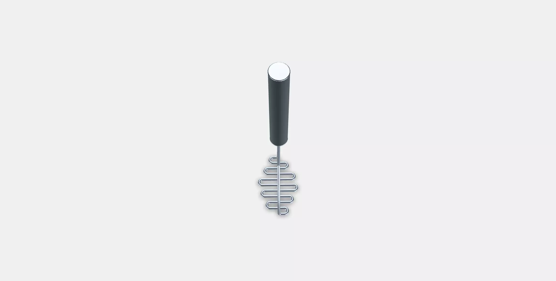KONCIS Potato masher Low-poly 3D model_0