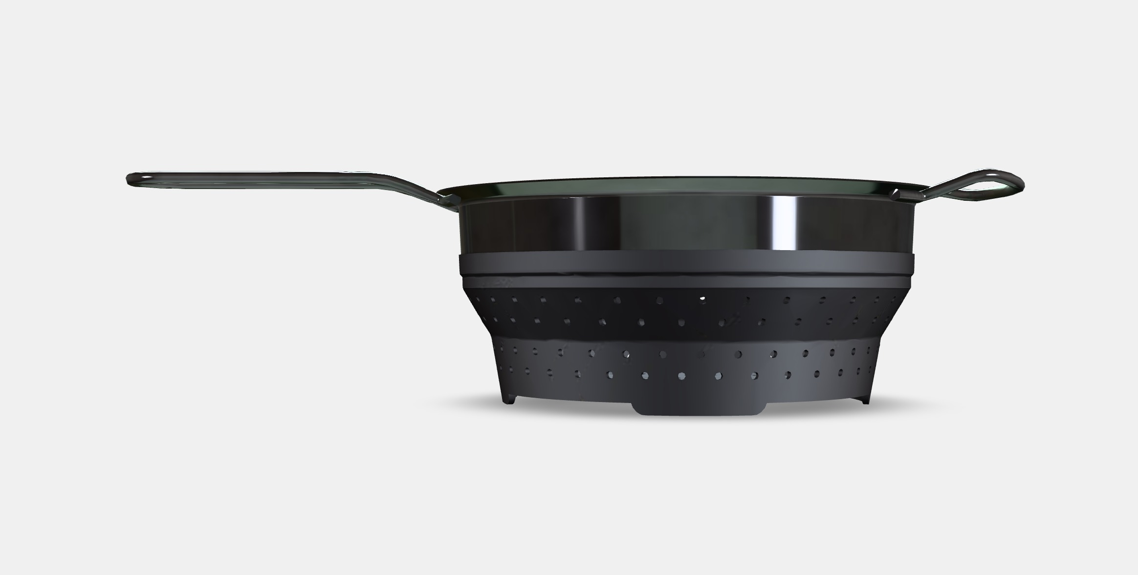 CLOCKREN Colander Low-poly 3D model_15