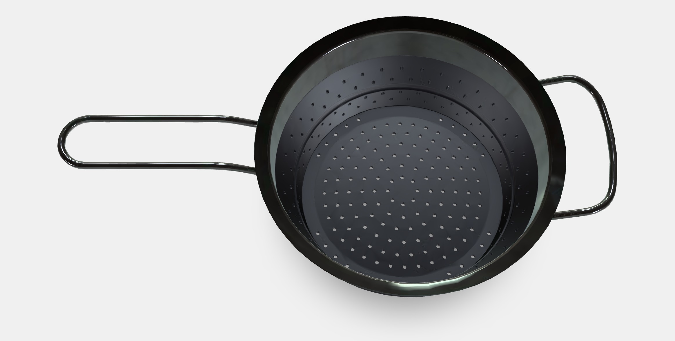 CLOCKREN Colander Low-poly 3D model_4