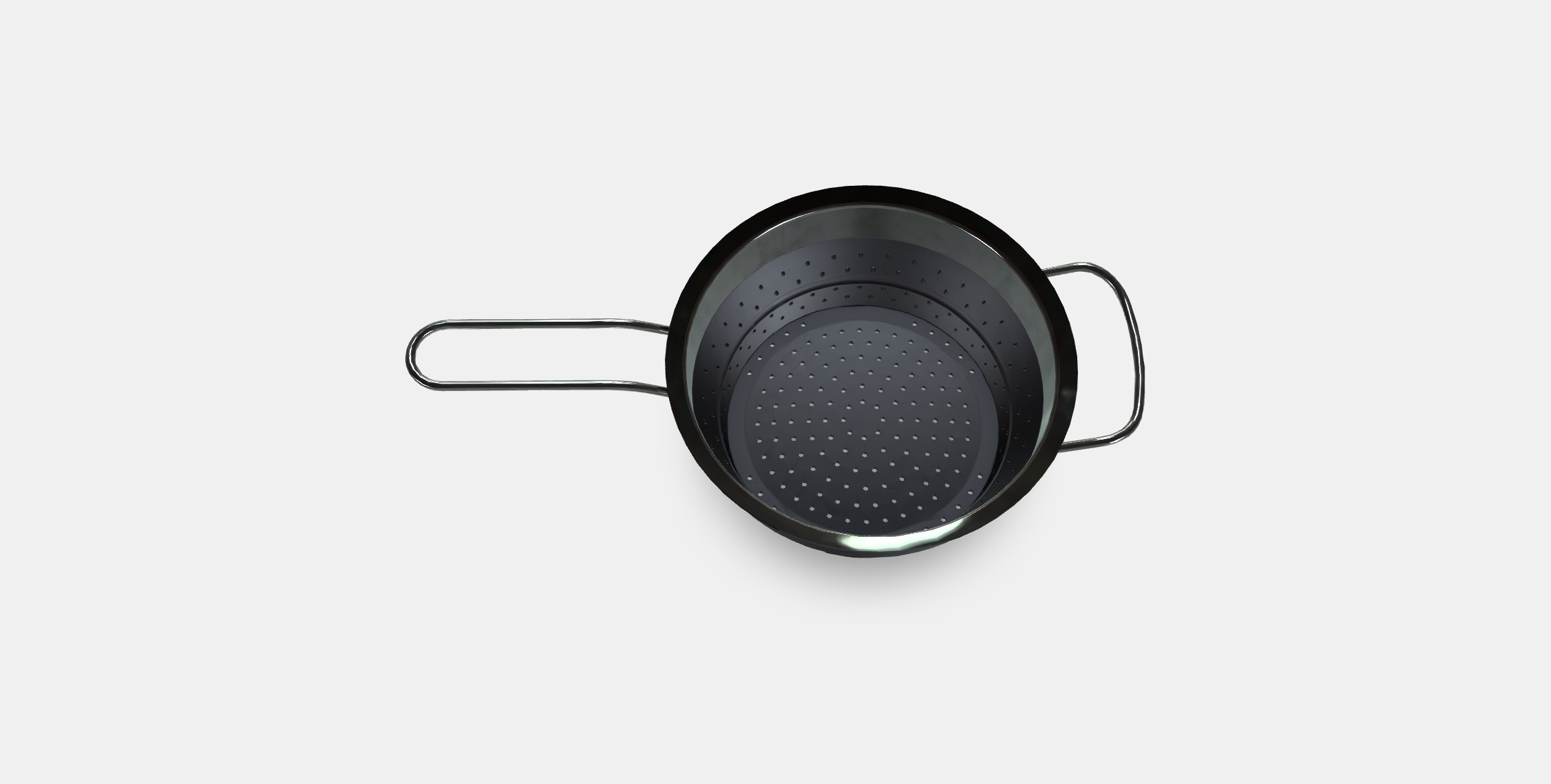 CLOCKREN Colander Low-poly 3D model_3