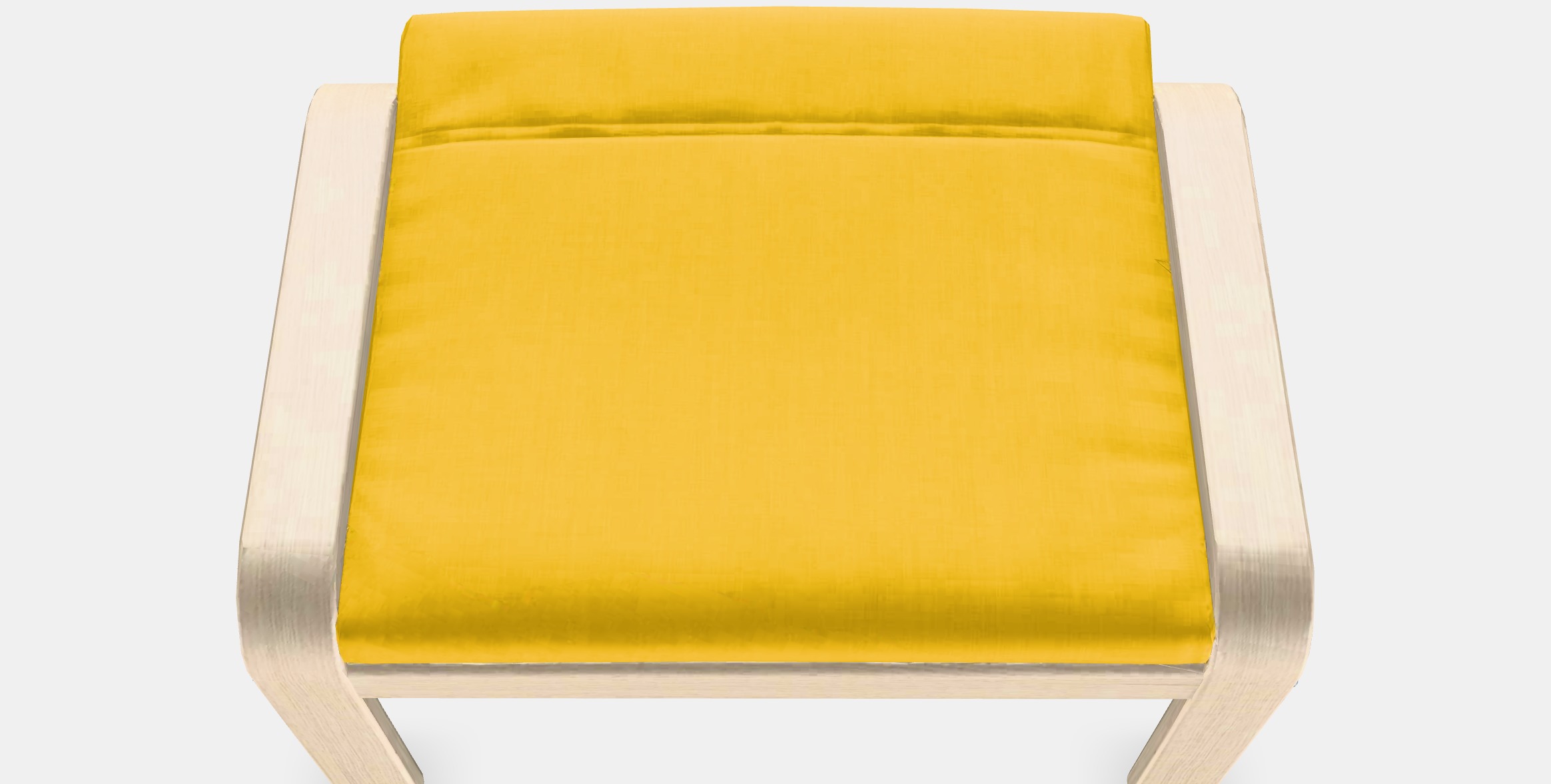 POANG Footstool 7 Low-poly 3D model_9