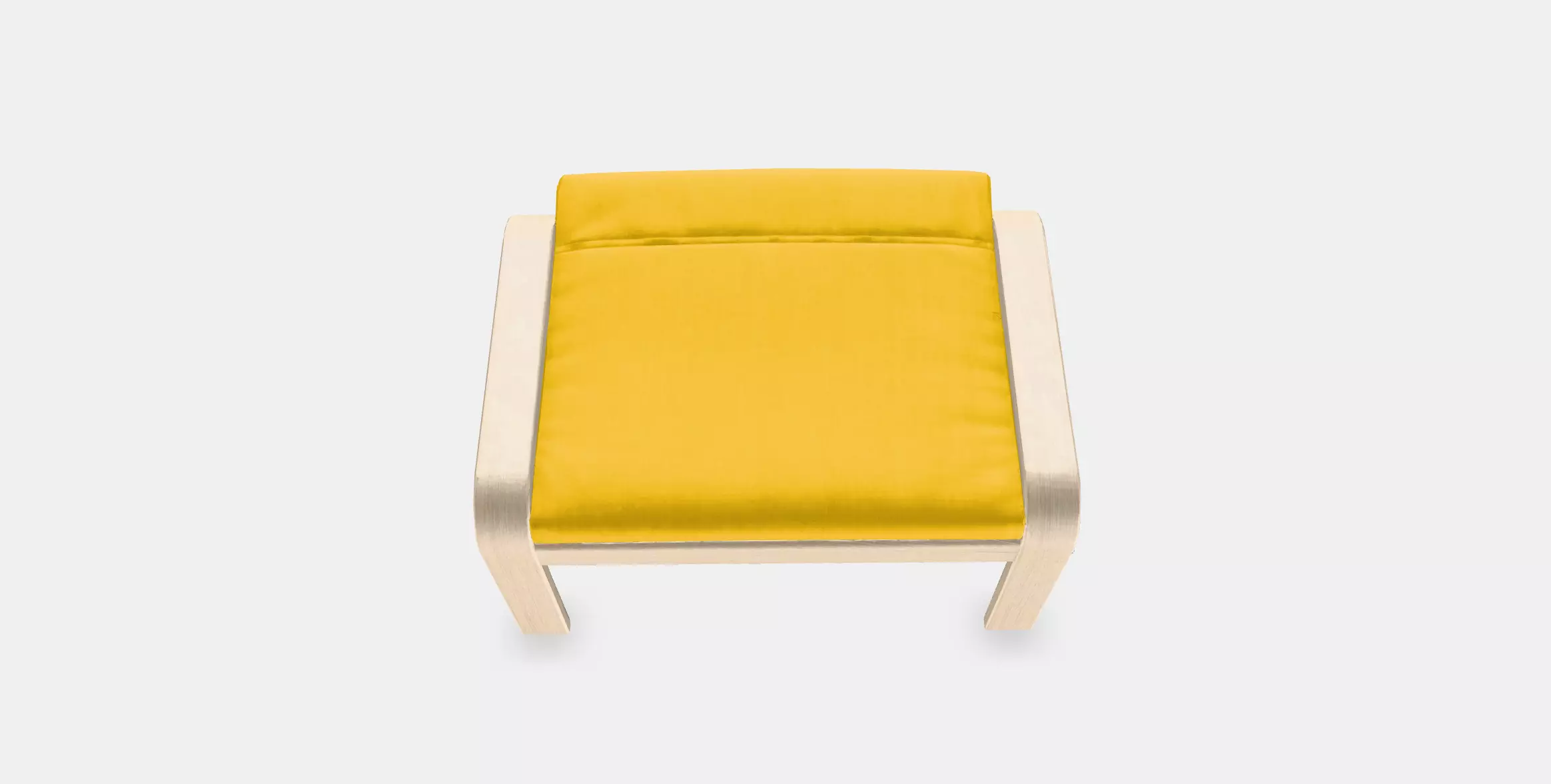 POANG Footstool 7 Low-poly 3D model_0