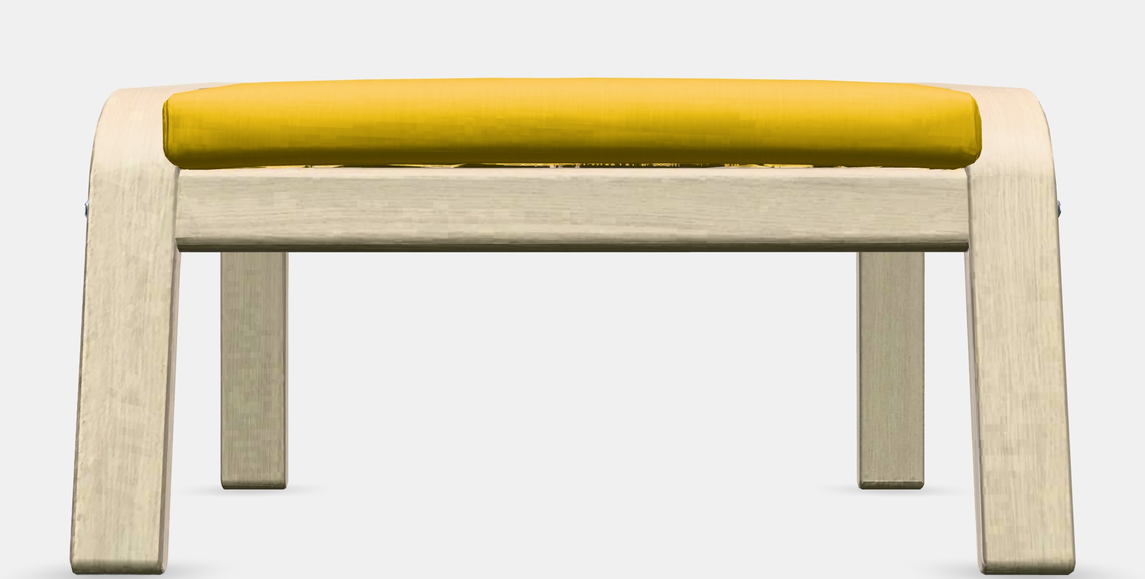 POANG Footstool 7 Low-poly 3D model_11