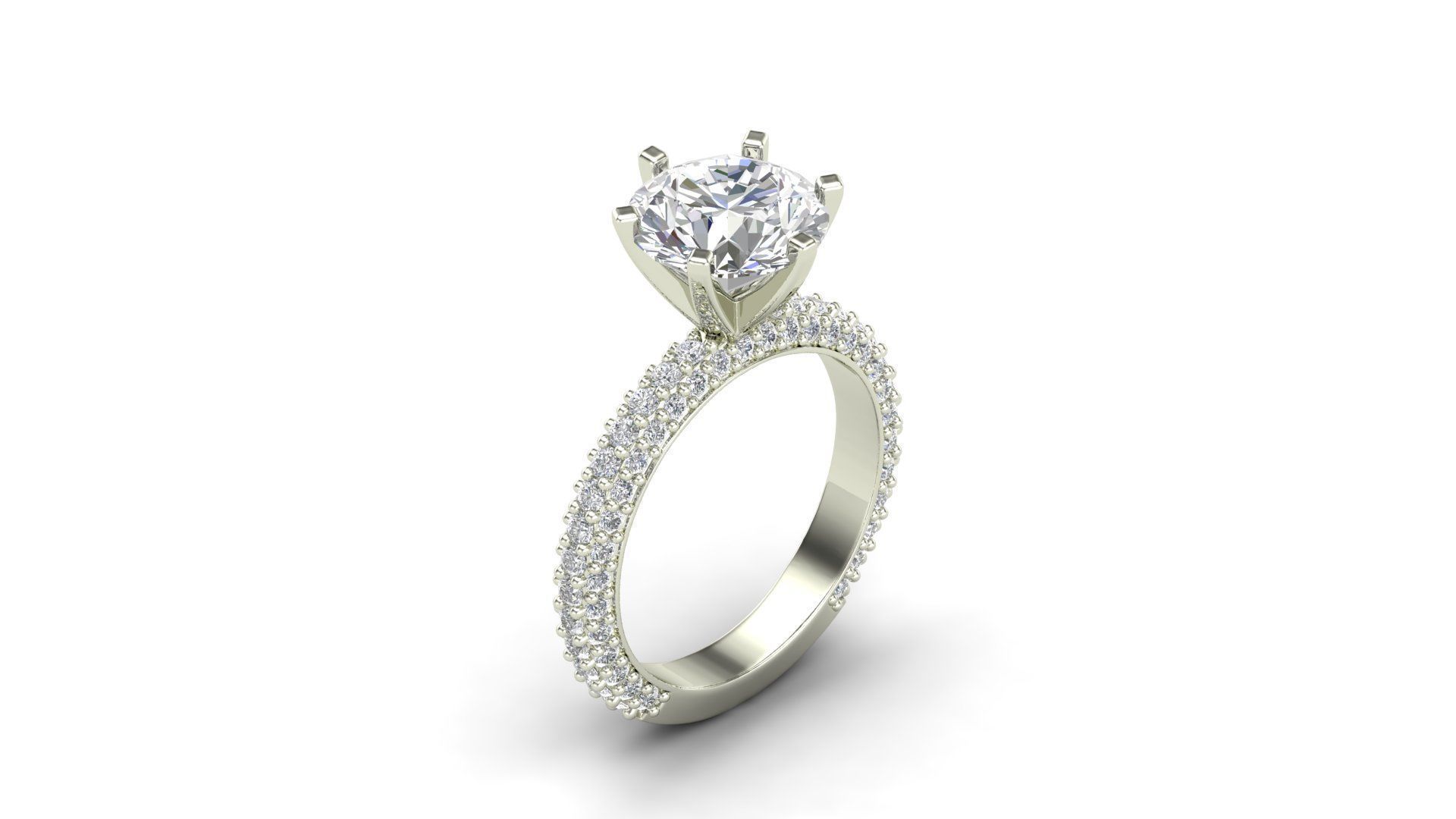 Diamond rings  3D print model_19