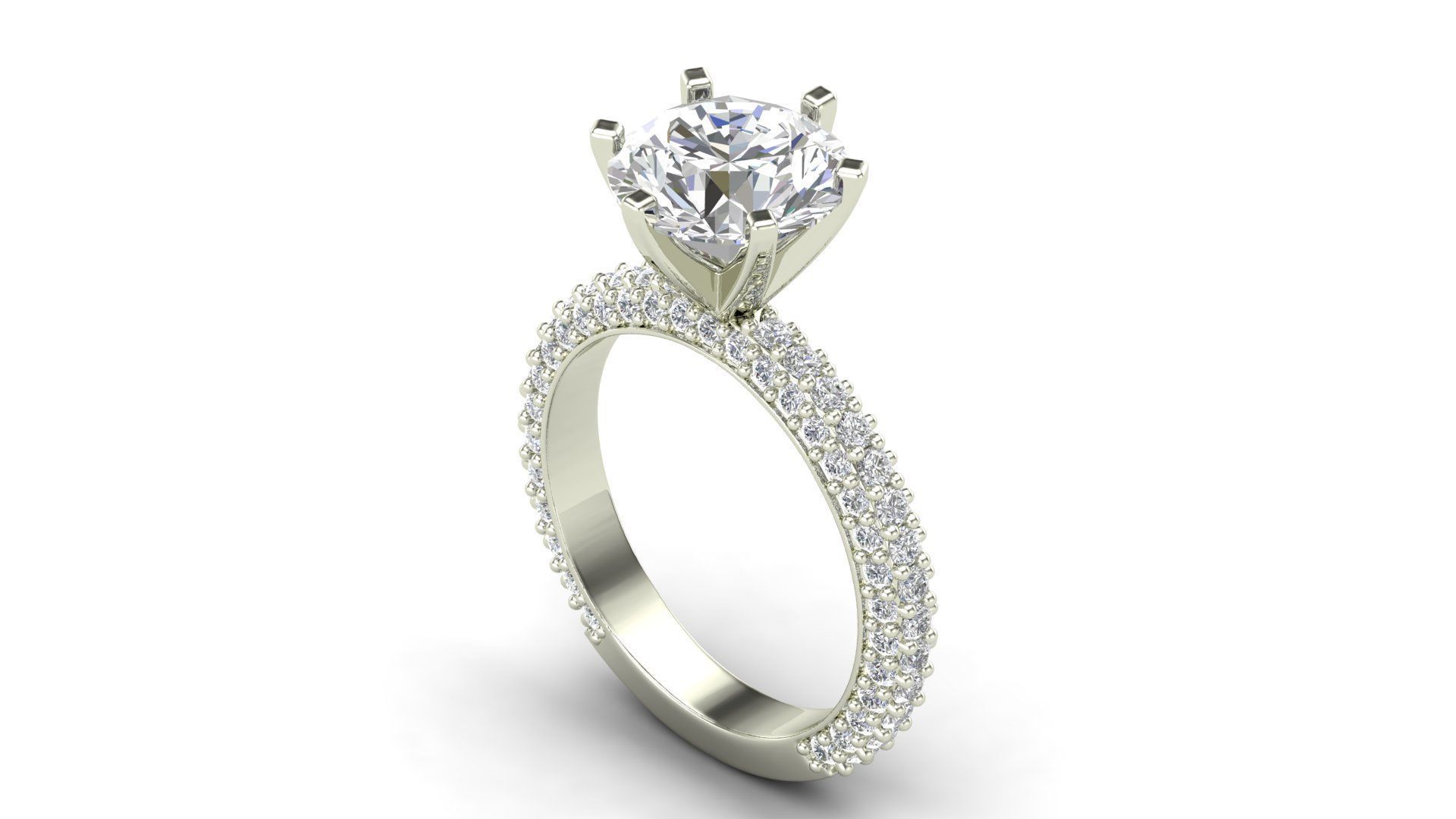 Diamond rings  3D print model_23