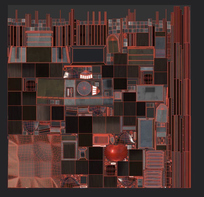 Amusement Park Environment Low-poly 3D model_9