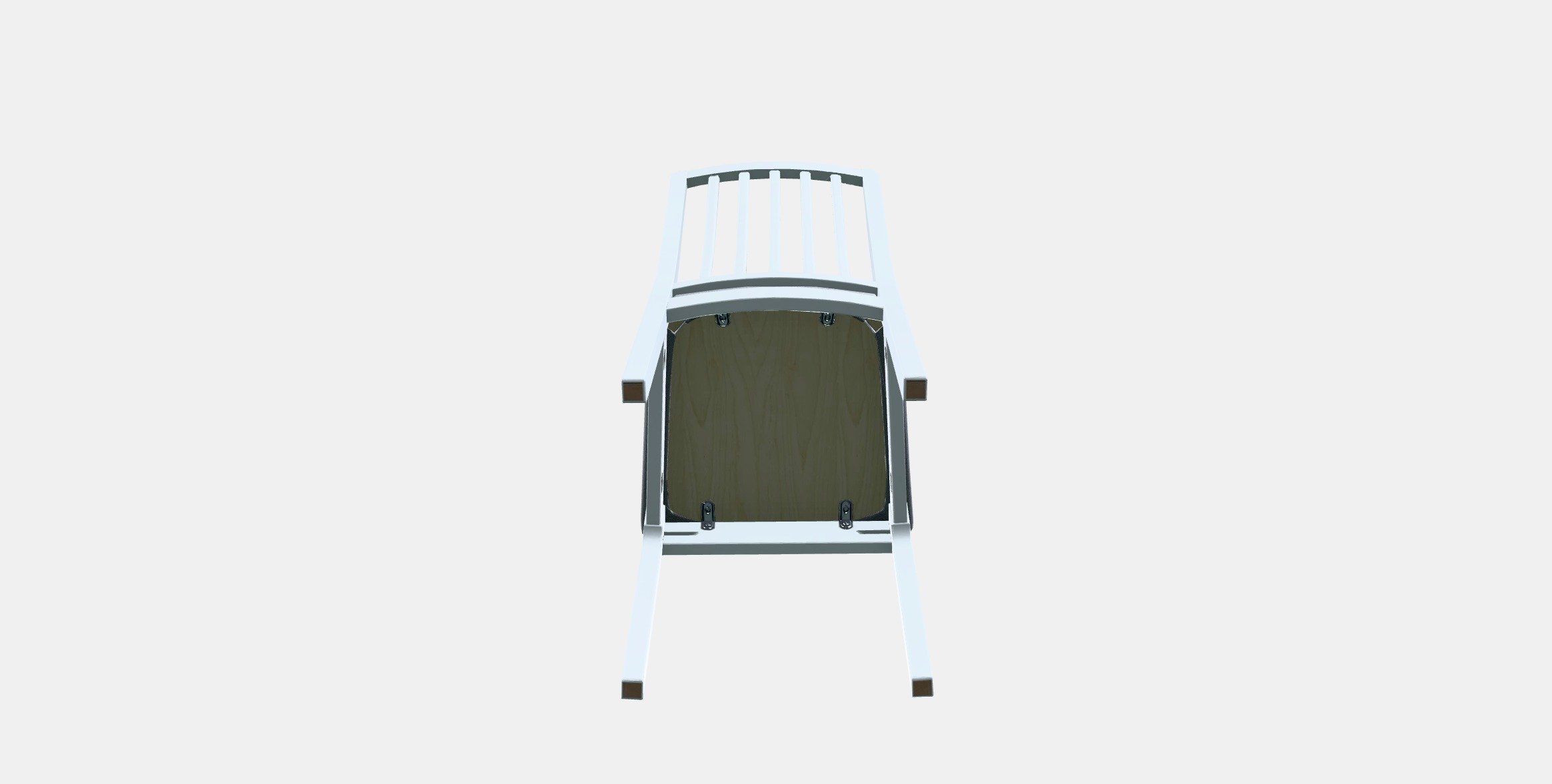 EKEDALEN Chair 3 Low-poly 3D model_7