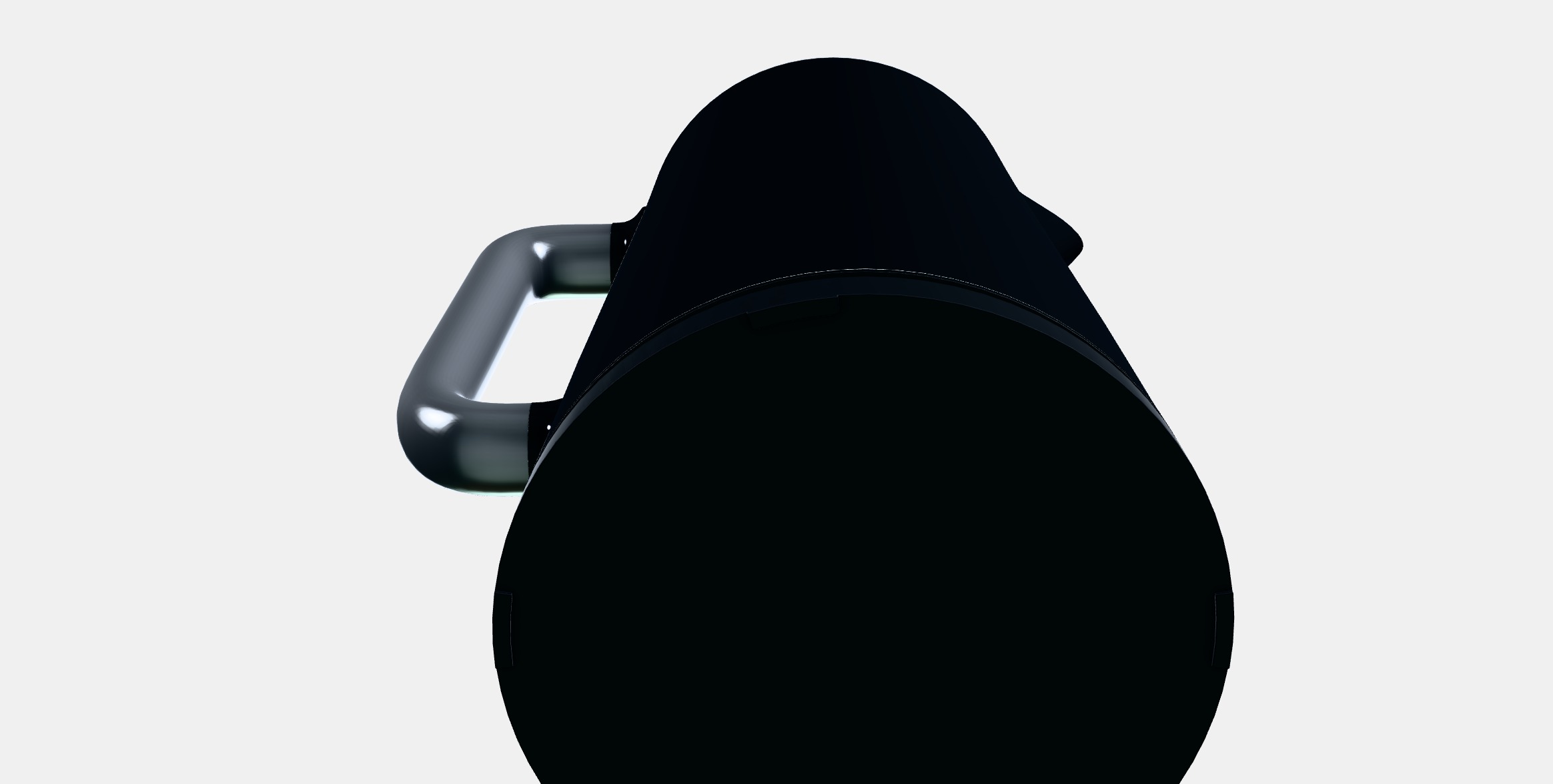 Tefal KO851830 Digital Display Black Low-poly 3D model_8