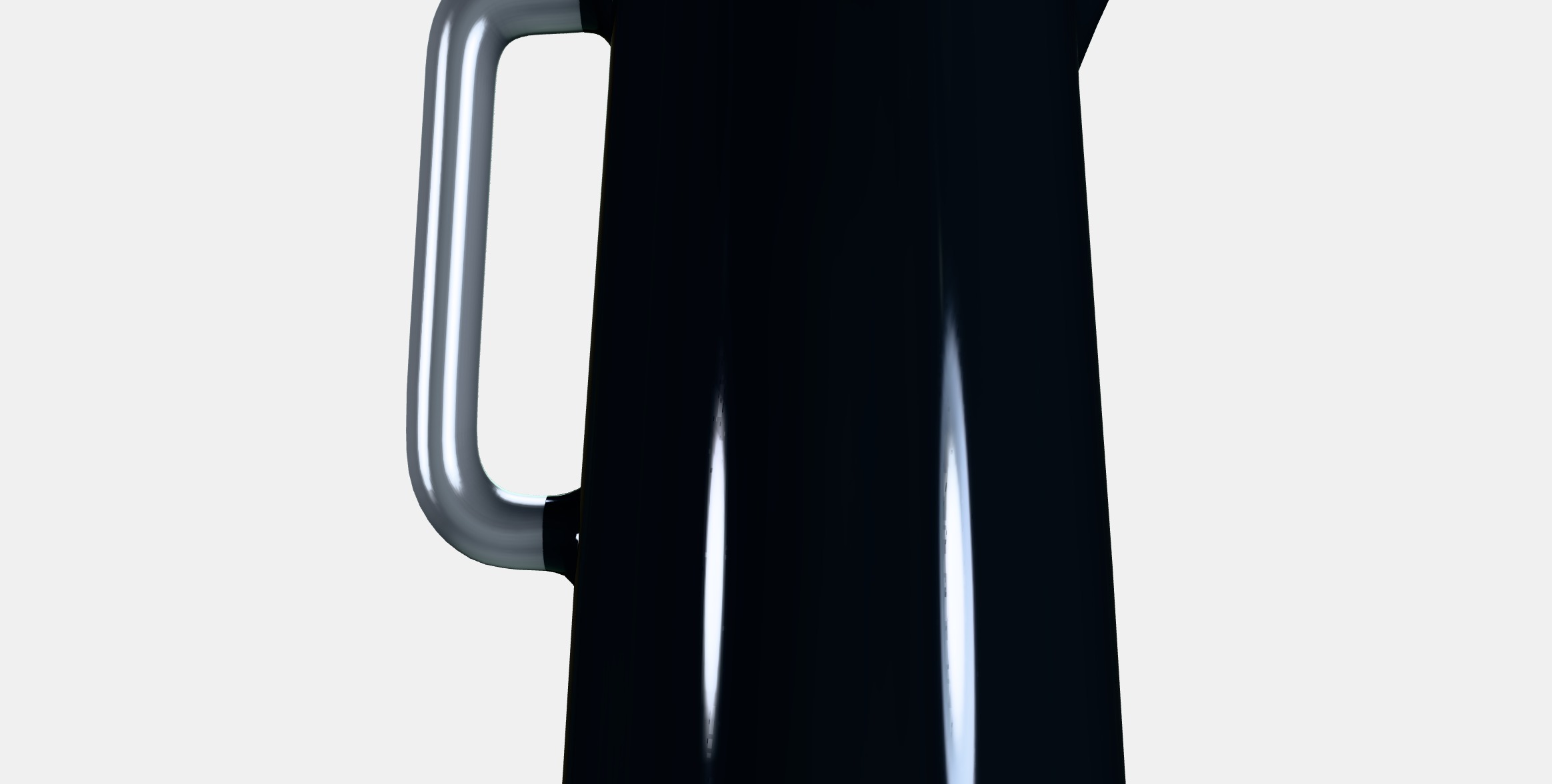 Tefal KO851830 Digital Display Black Low-poly 3D model_15