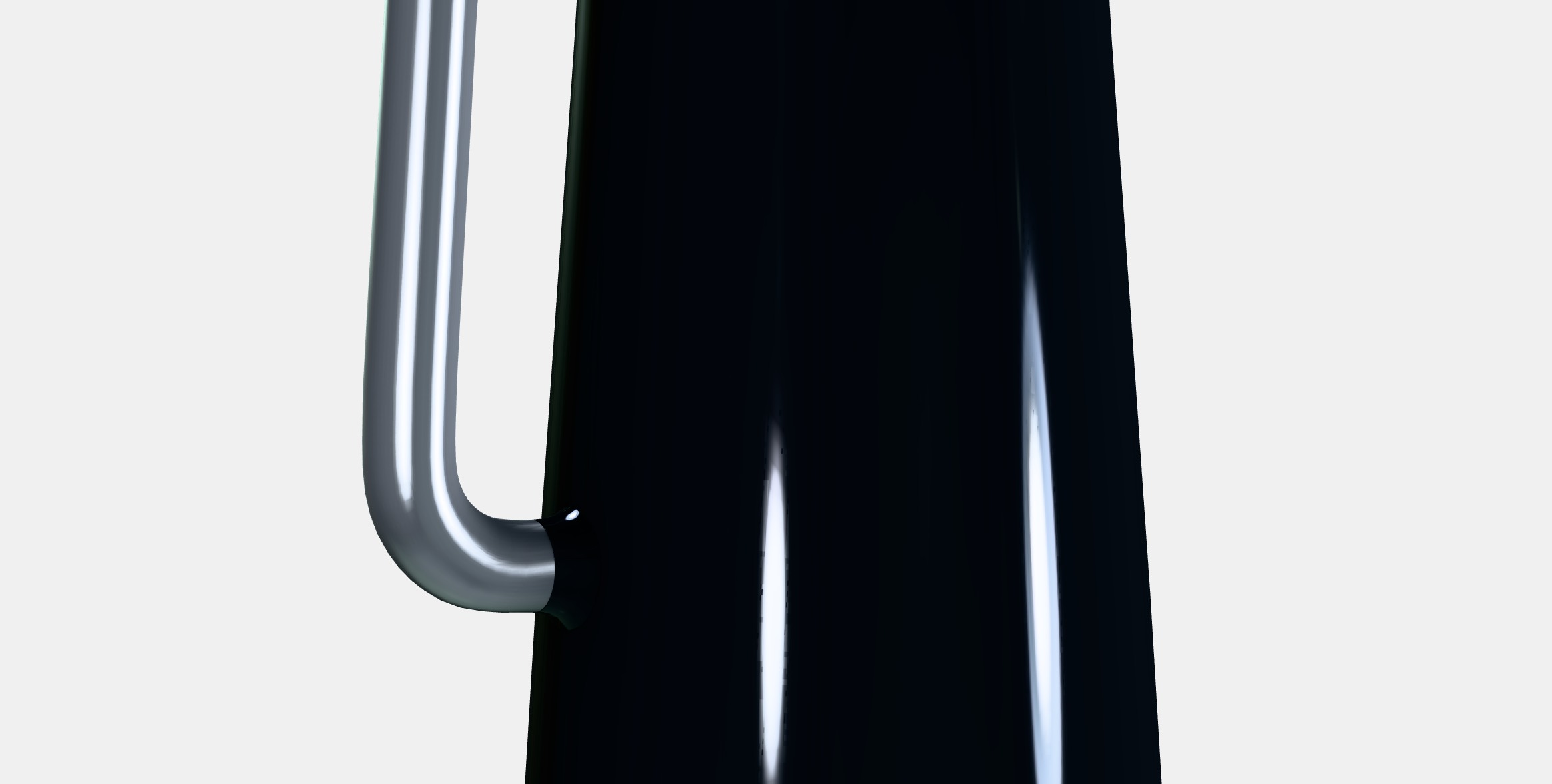 Tefal KO851830 Digital Display Black Low-poly 3D model_2