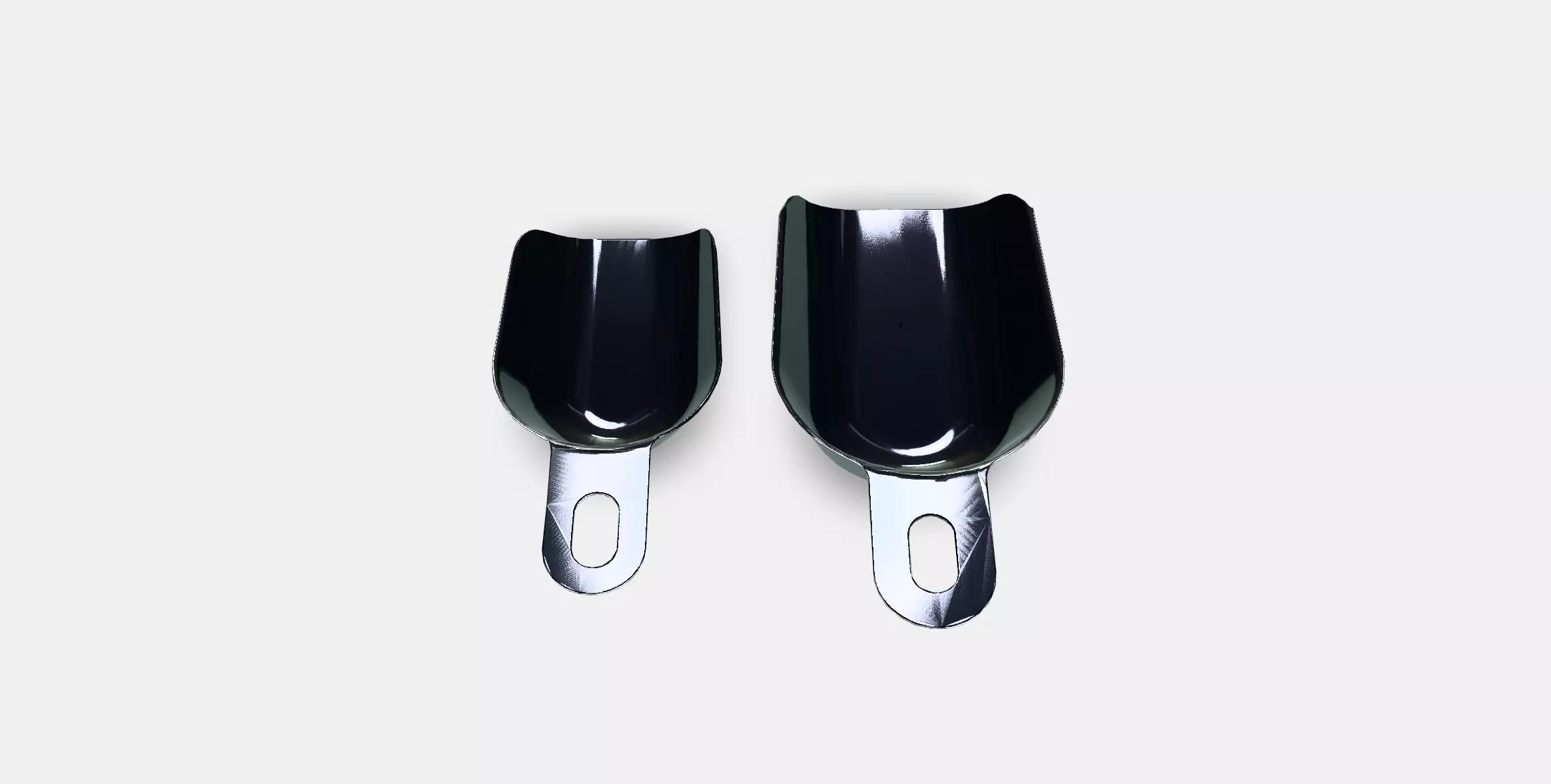 IKEA 365 Scoop set of 2 Low-poly 3D model_0