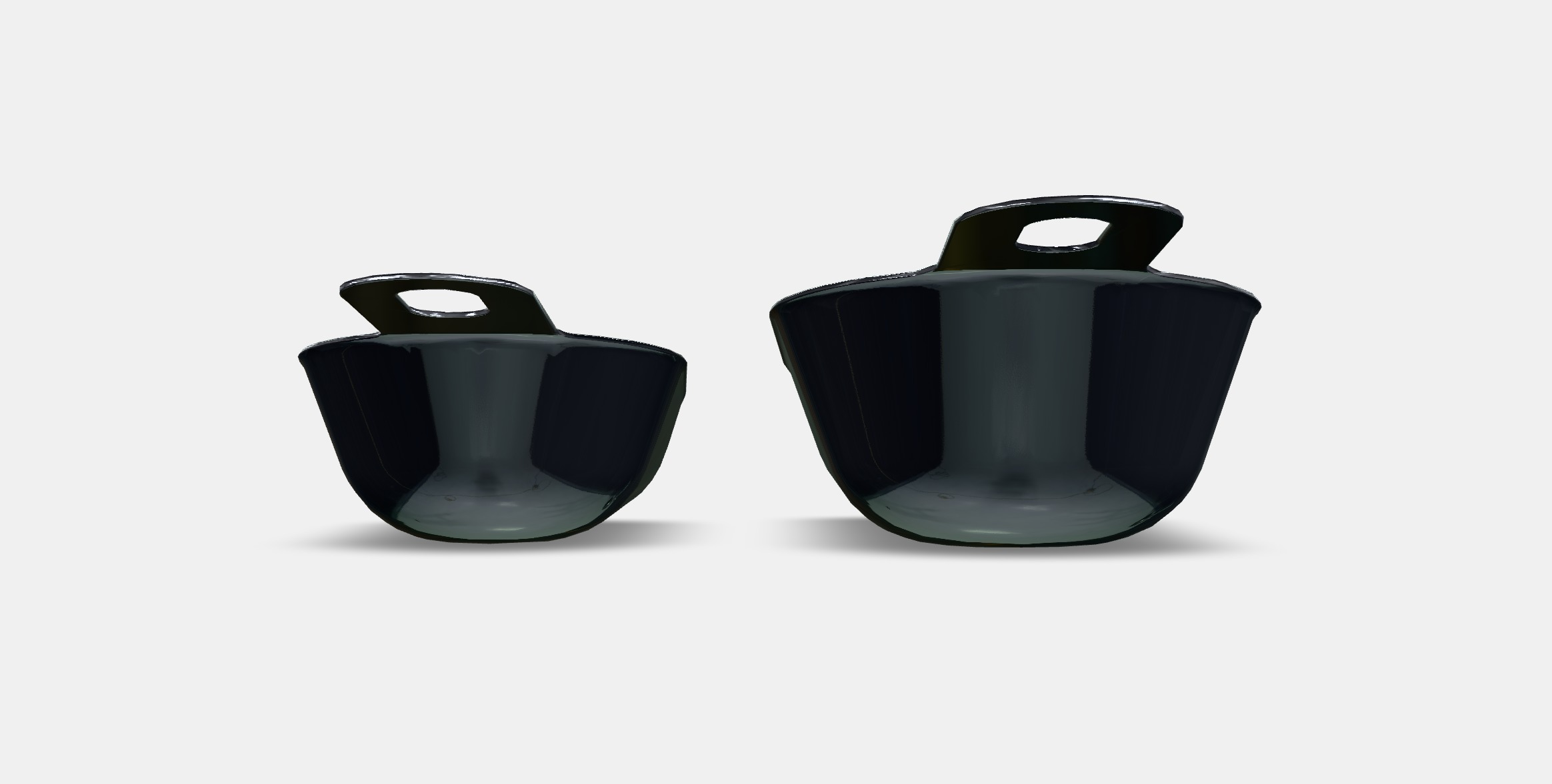 IKEA 365 Scoop set of 2 Low-poly 3D model_13