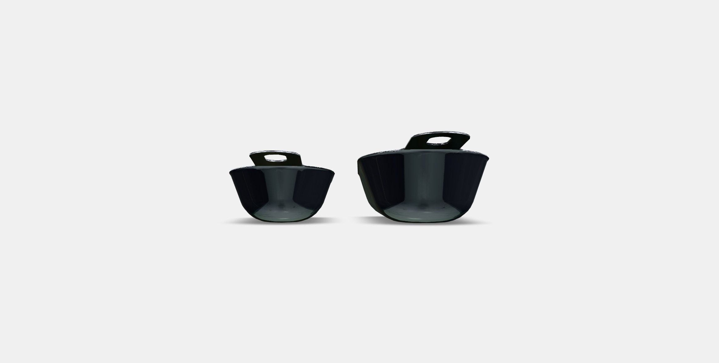 IKEA 365 Scoop set of 2 Low-poly 3D model_12