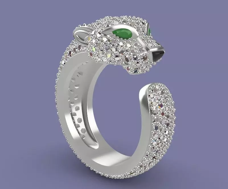 Ring Panther 3D print model_0