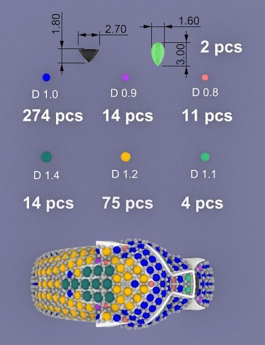 Ring Panther 3D print model_5