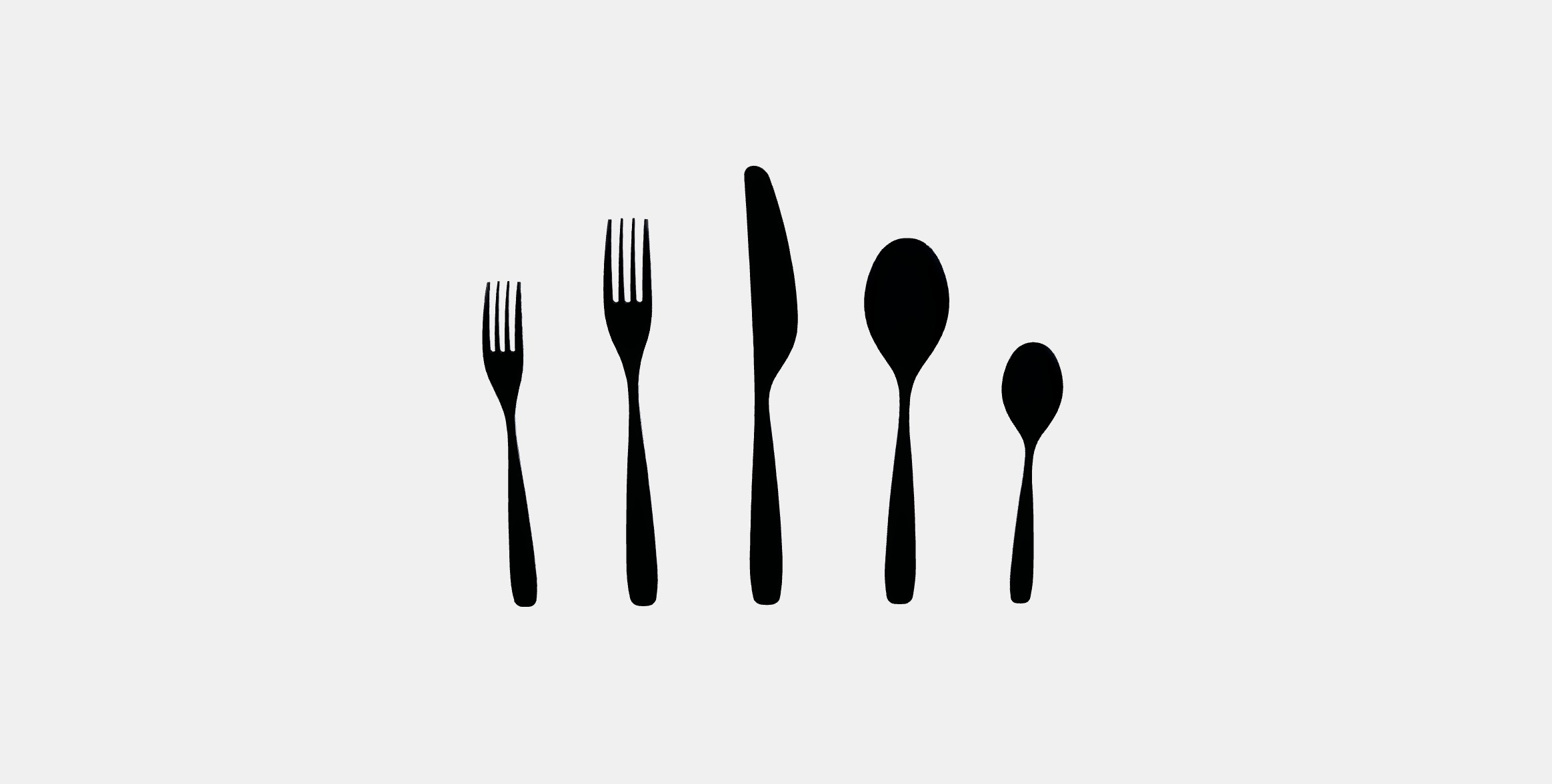 TILLAGD Cutlery service 20 p Low-poly 3D model_7