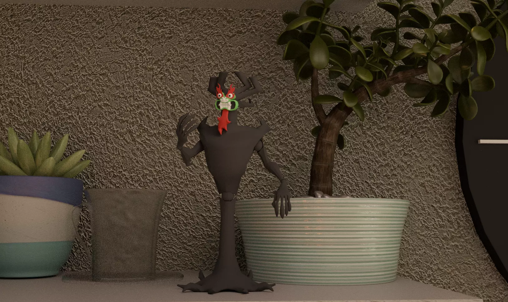 Aku - Samurai Jack articulated figure 3D print model