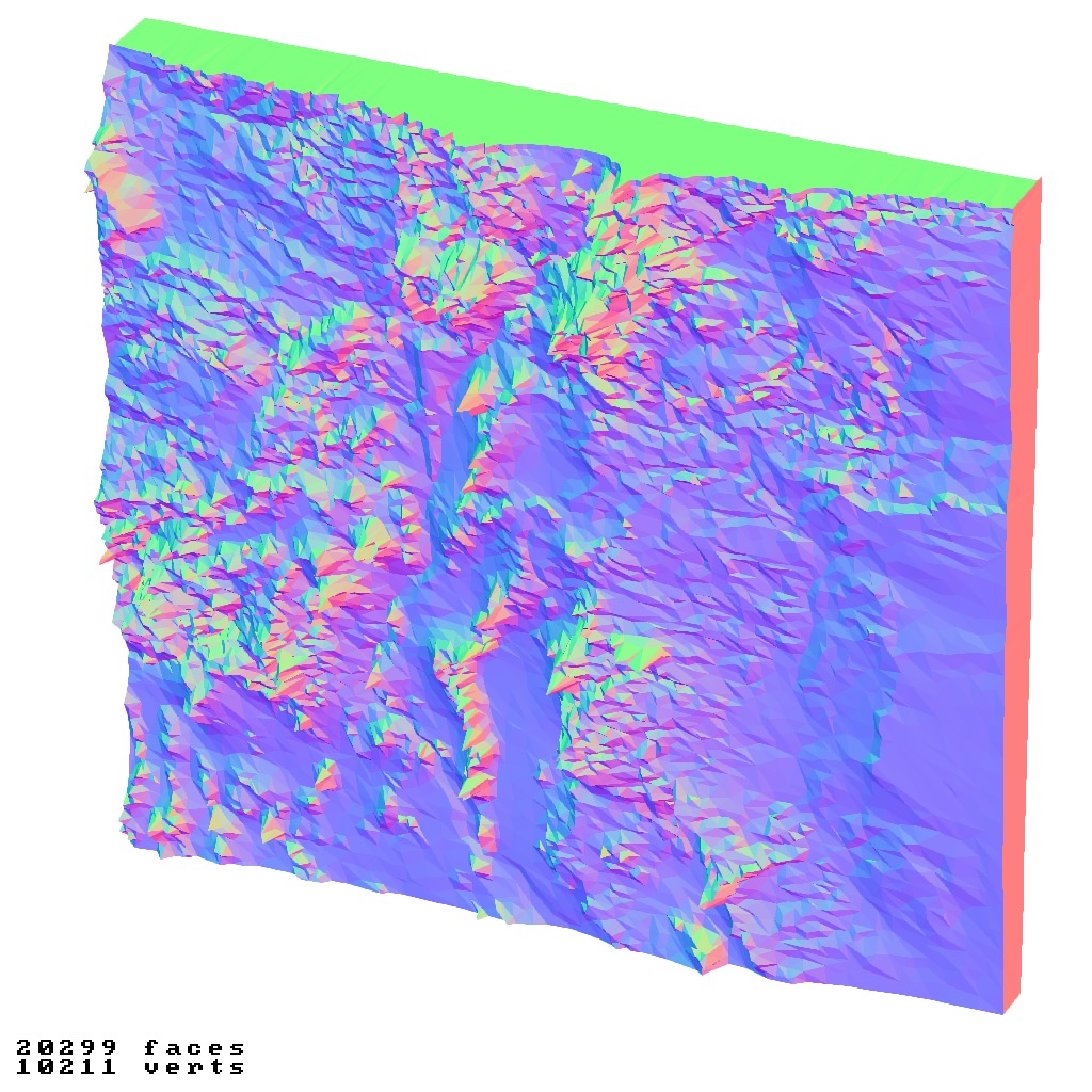 New Mexico USA relief maps collection 3D print model_7