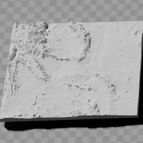 Wyoming USA terrain relief maps collection