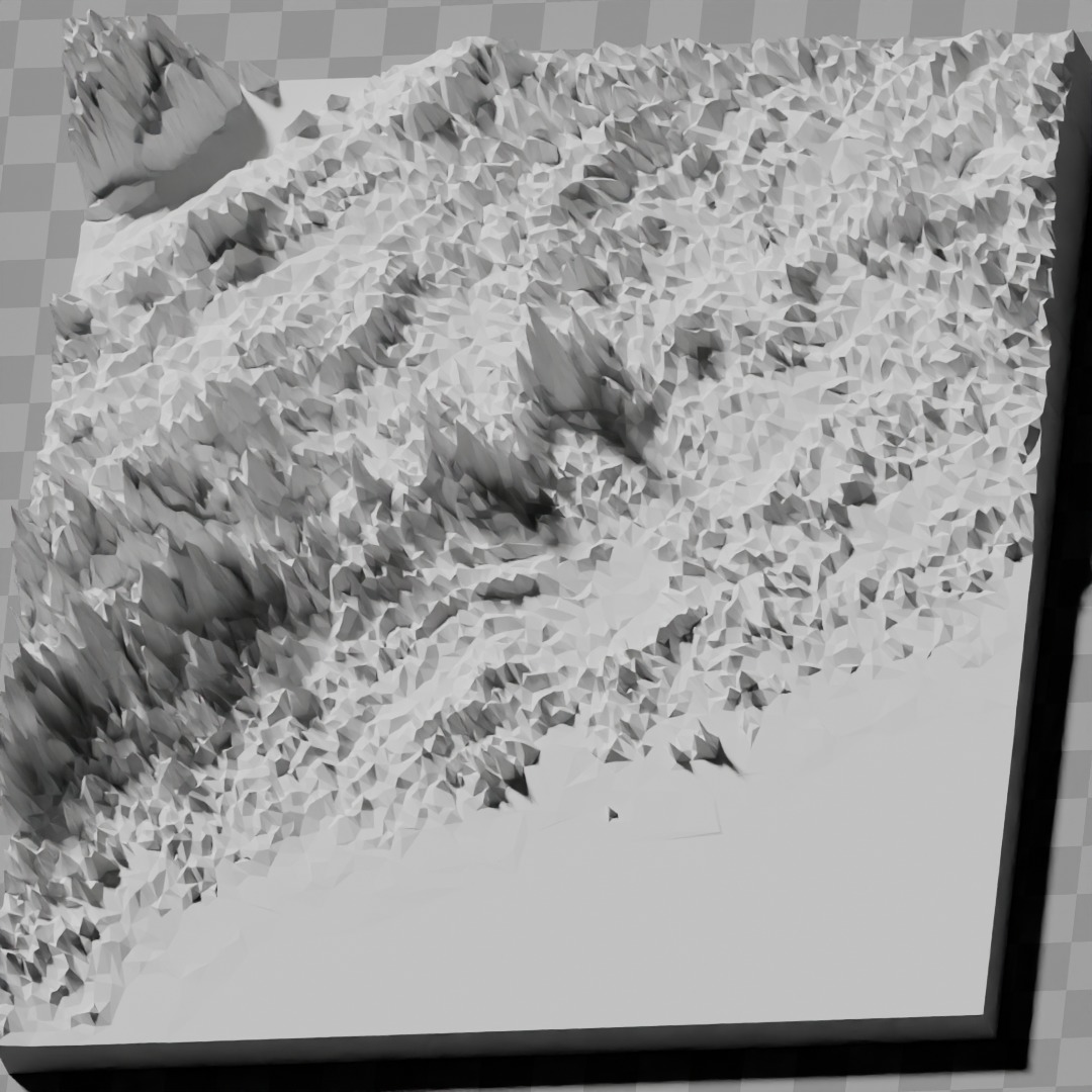 Maine USA relief map collection 3D print model_6