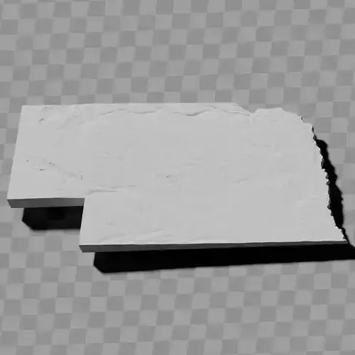 Nebraska USA relief maps collection