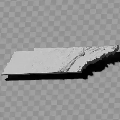 Tennessee USA relief maps collection