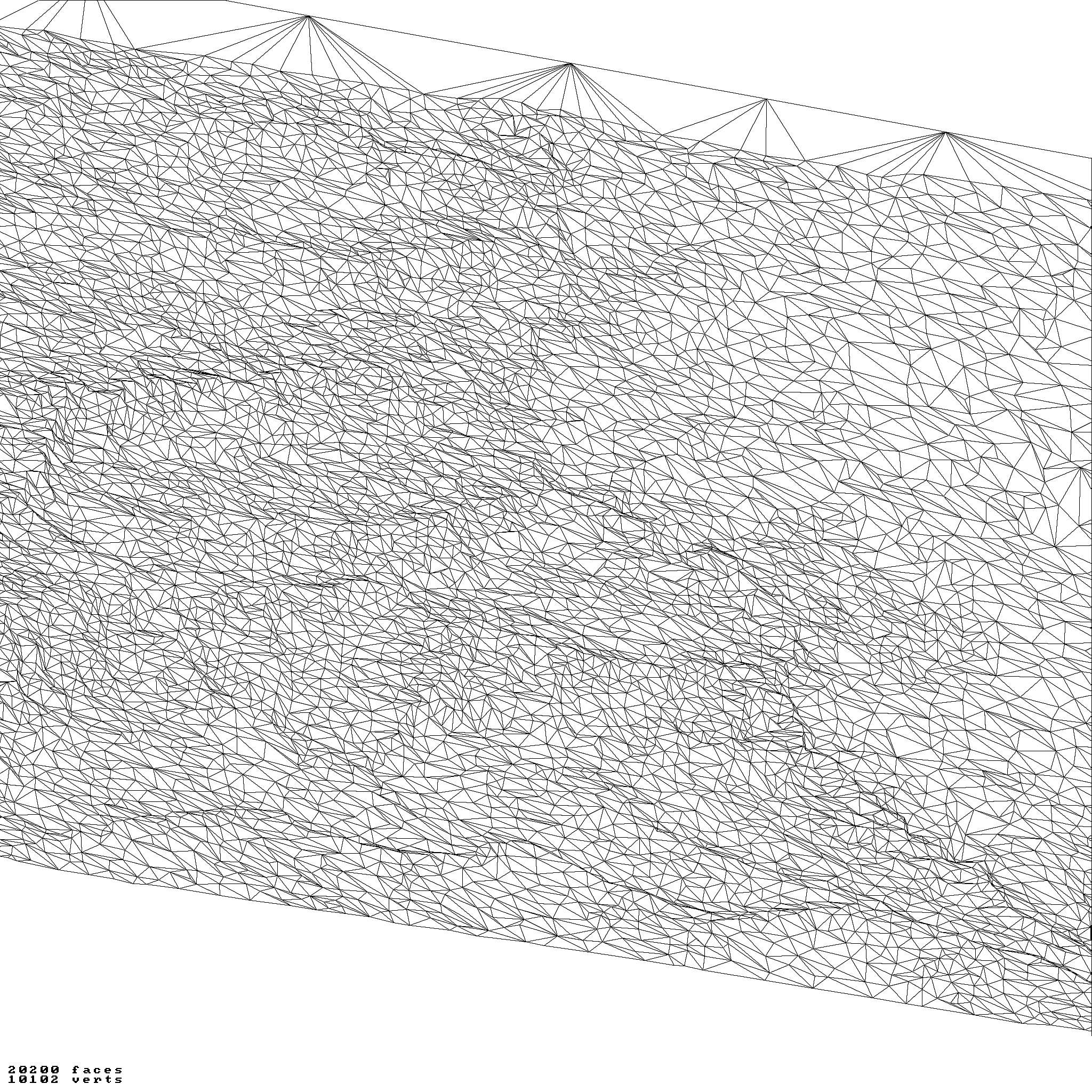 South Dakota USA exaggerated relief maps  Low-poly 3D model_7