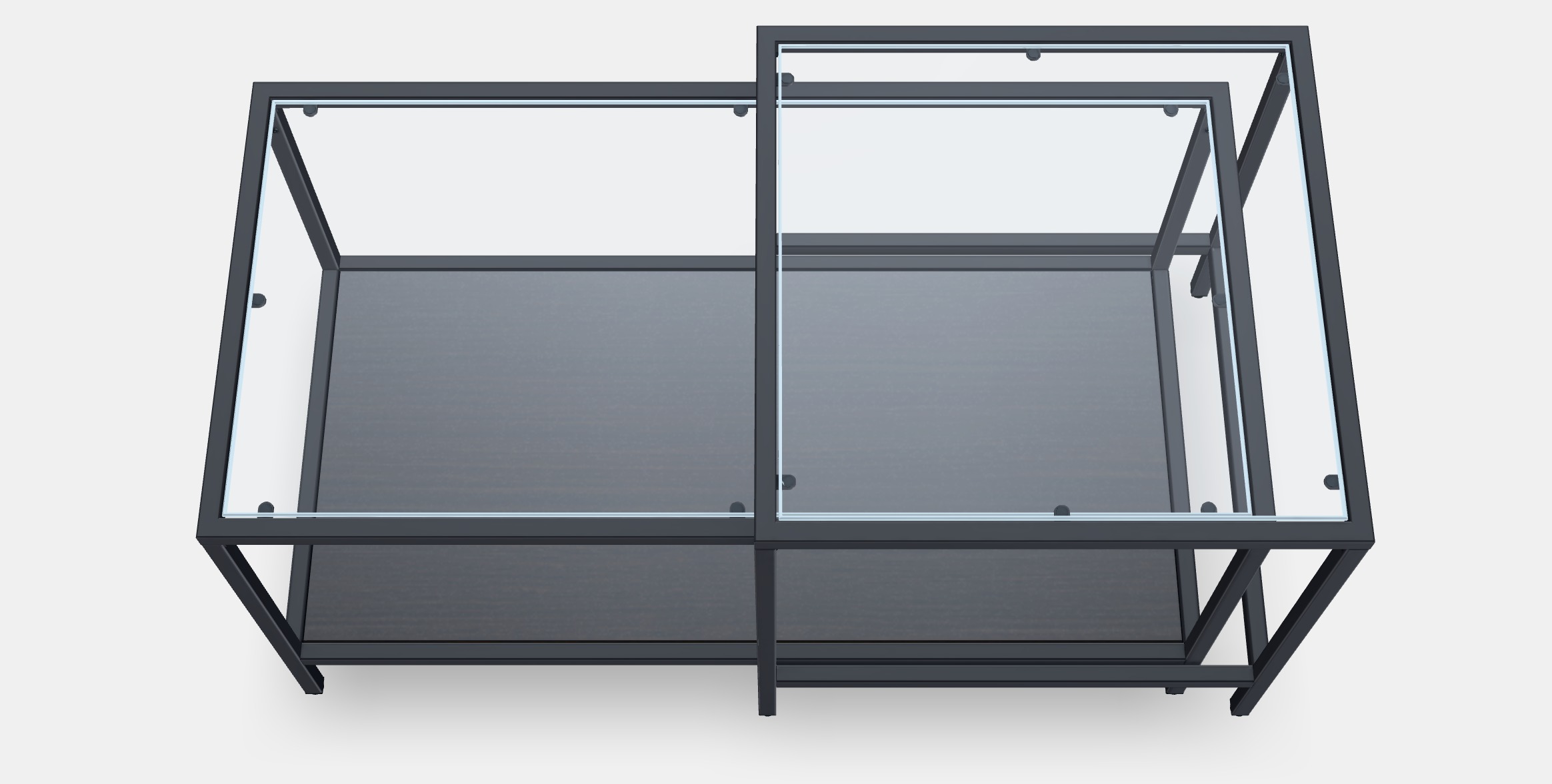 VITTSJO Nesting tables 2 pieces Low-poly 3D model_4