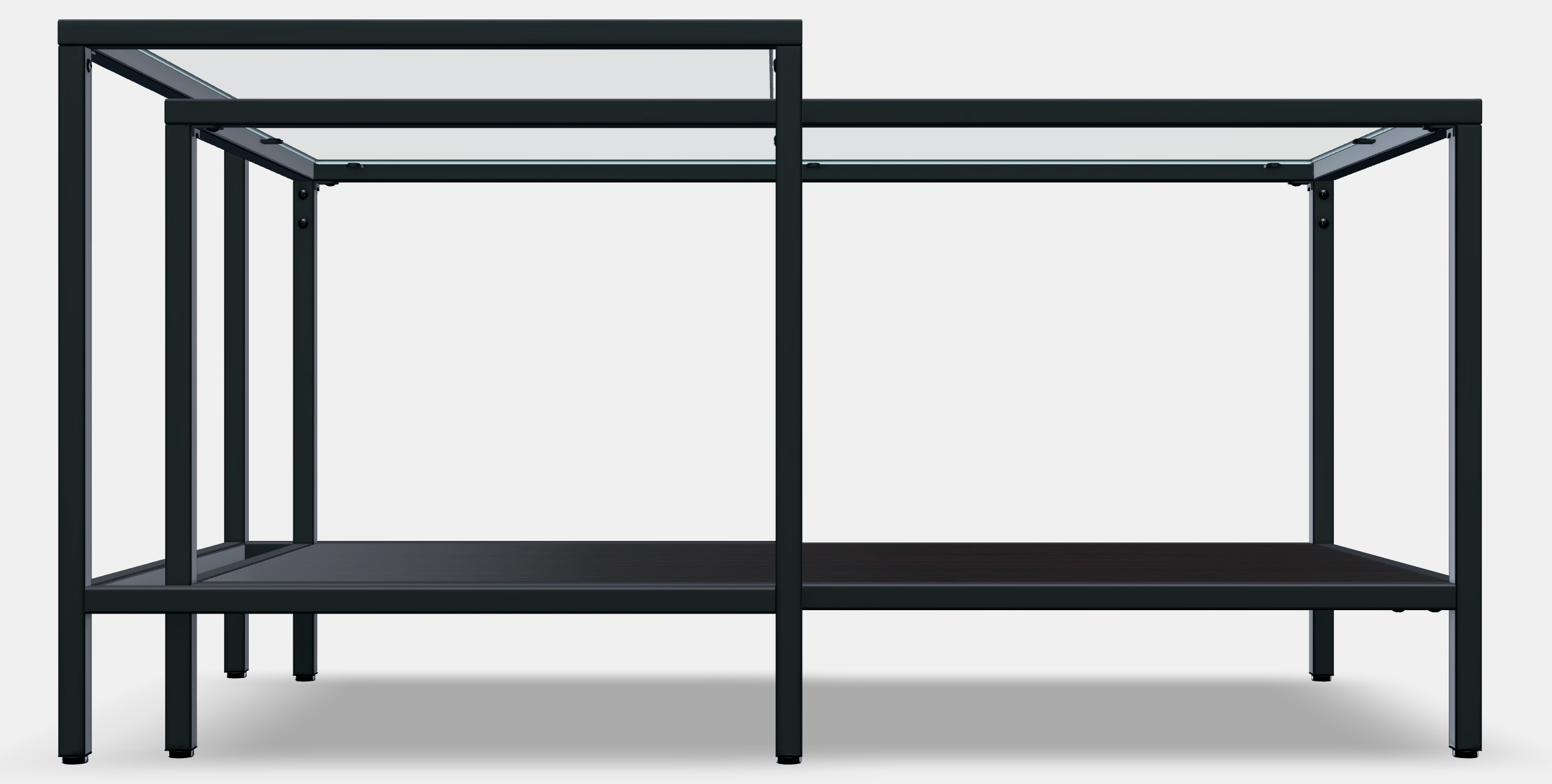 VITTSJO Nesting tables 2 pieces Low-poly 3D model_11