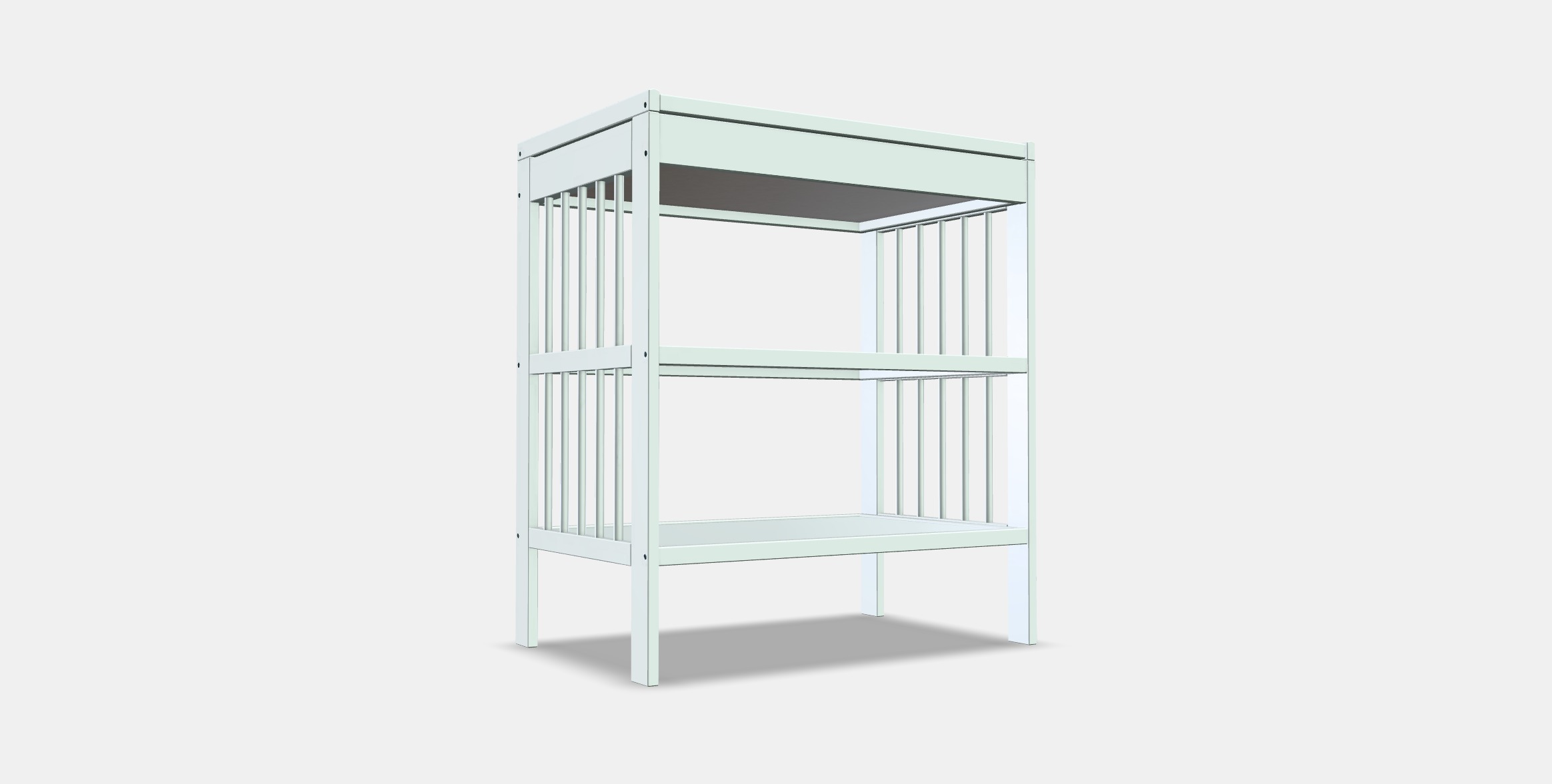 GULLIVER Changing table Low-poly 3D model_3