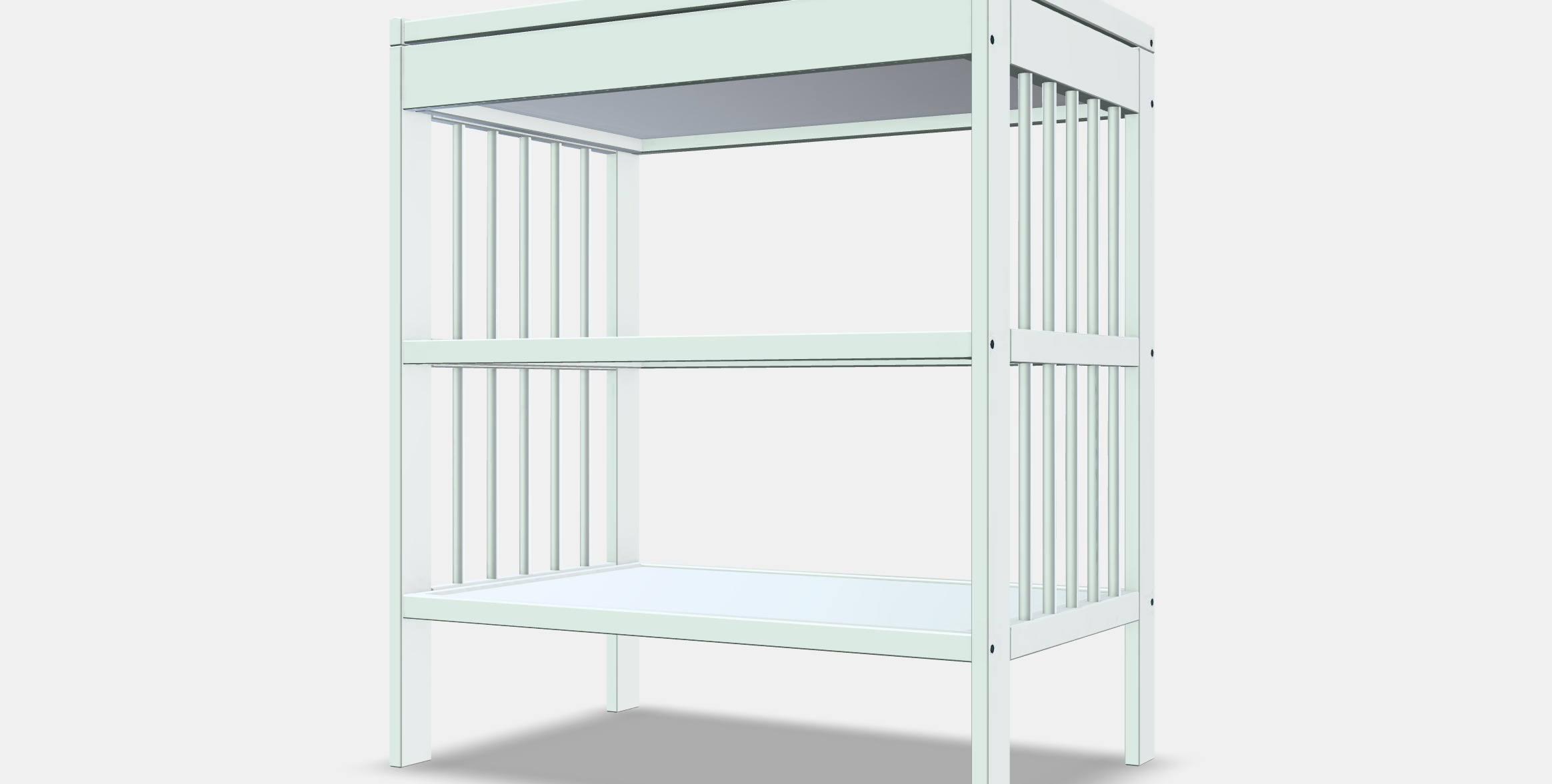 GULLIVER Changing table Low-poly 3D model_13