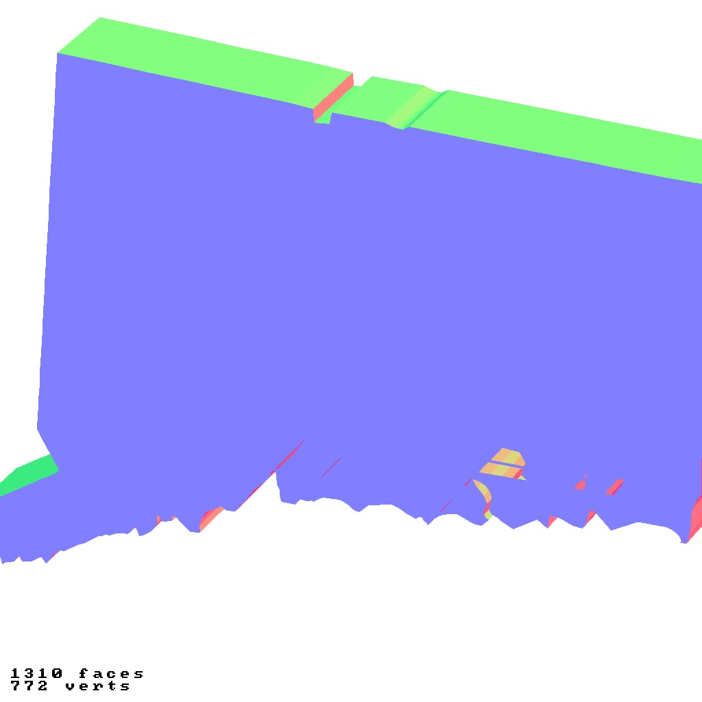 Connecticut USA exaggerated relief map collection Low-poly 3D model_4