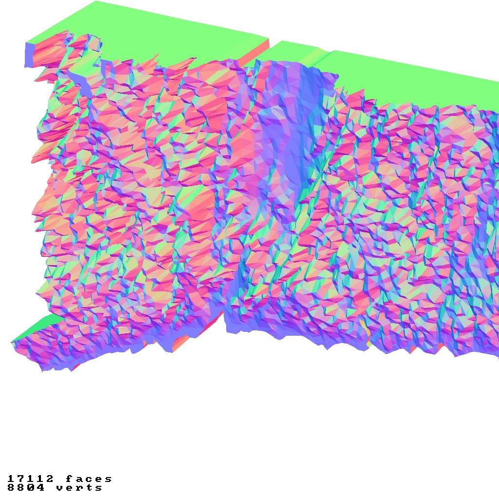 Connecticut USA exaggerated relief map collection Low-poly 3D model_10