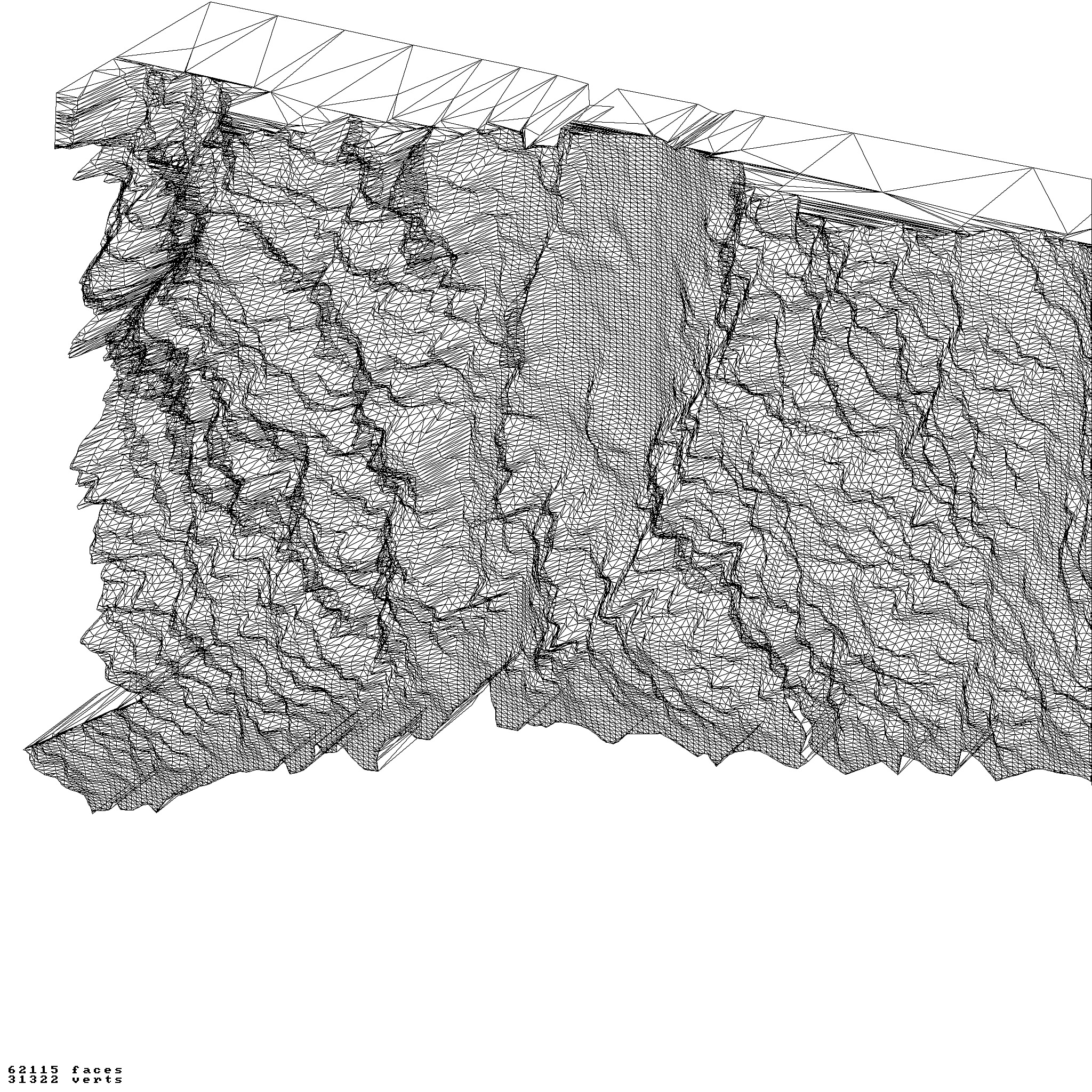 Connecticut USA exaggerated relief map collection Low-poly 3D model_1