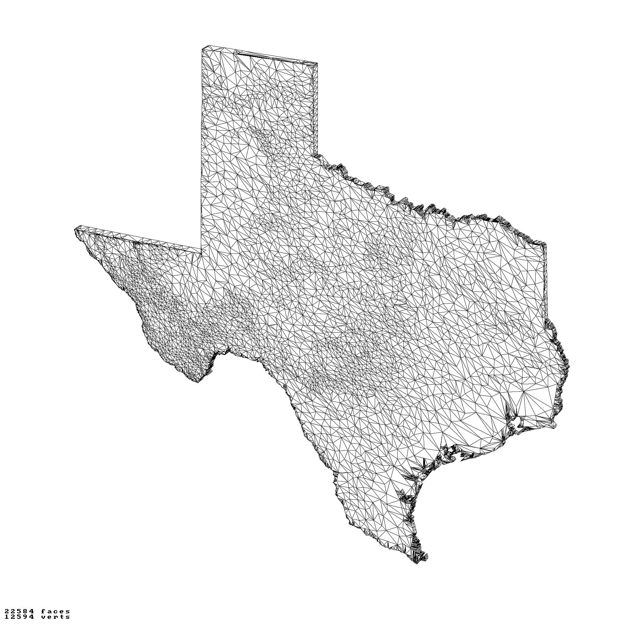 Texas USA Geography collection 3D print model_11