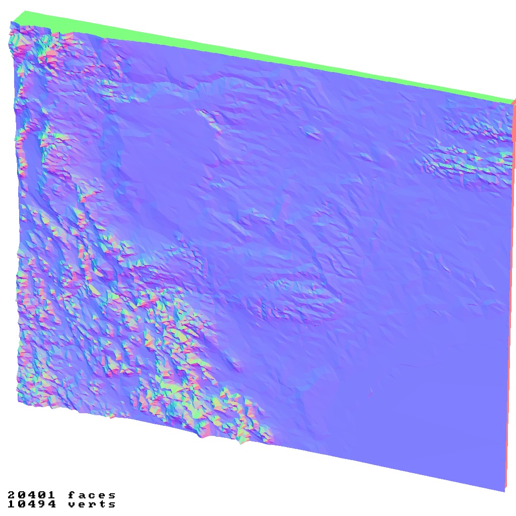 Texas USA Geography collection 3D print model_6