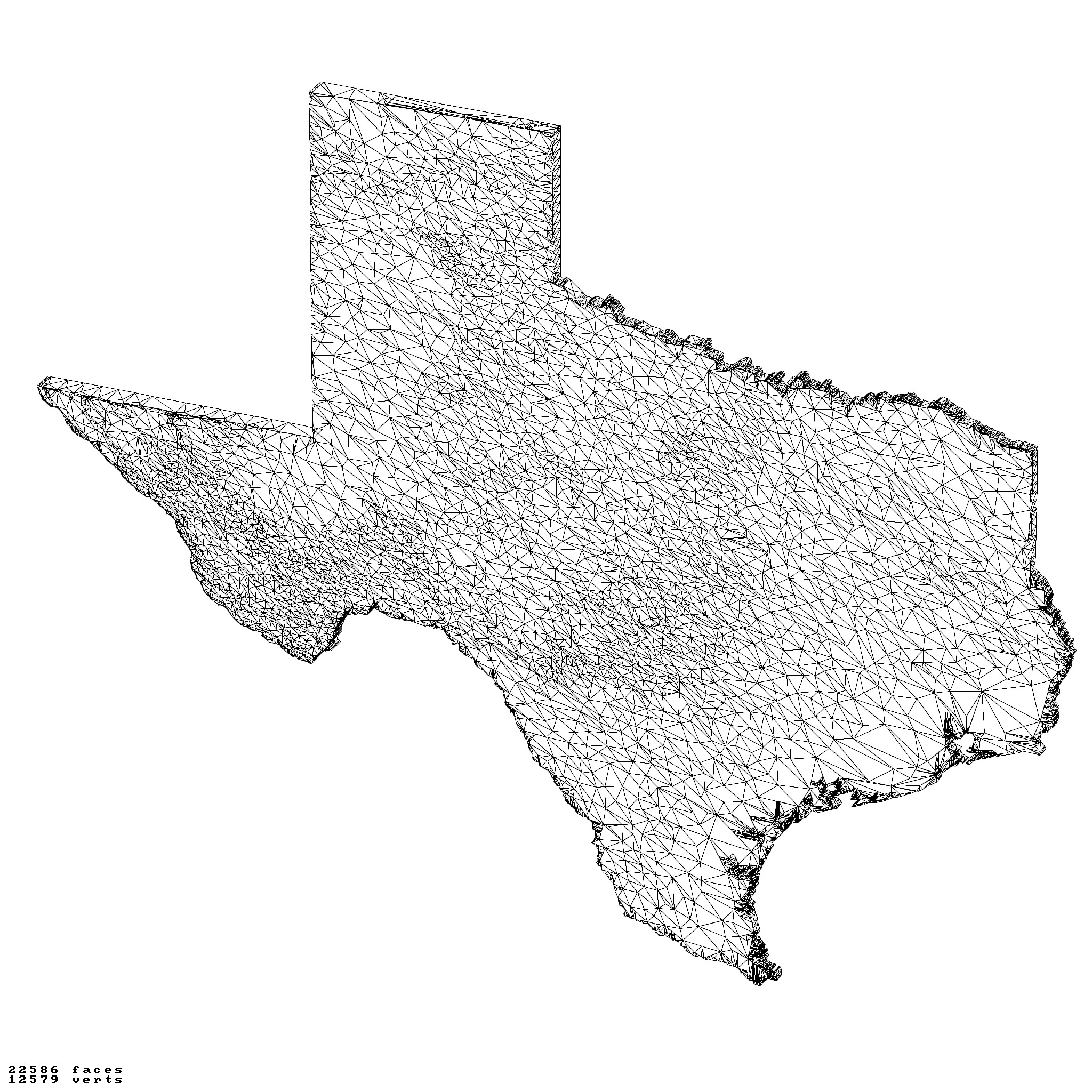 Texas USA Geography collection 3D print model_9