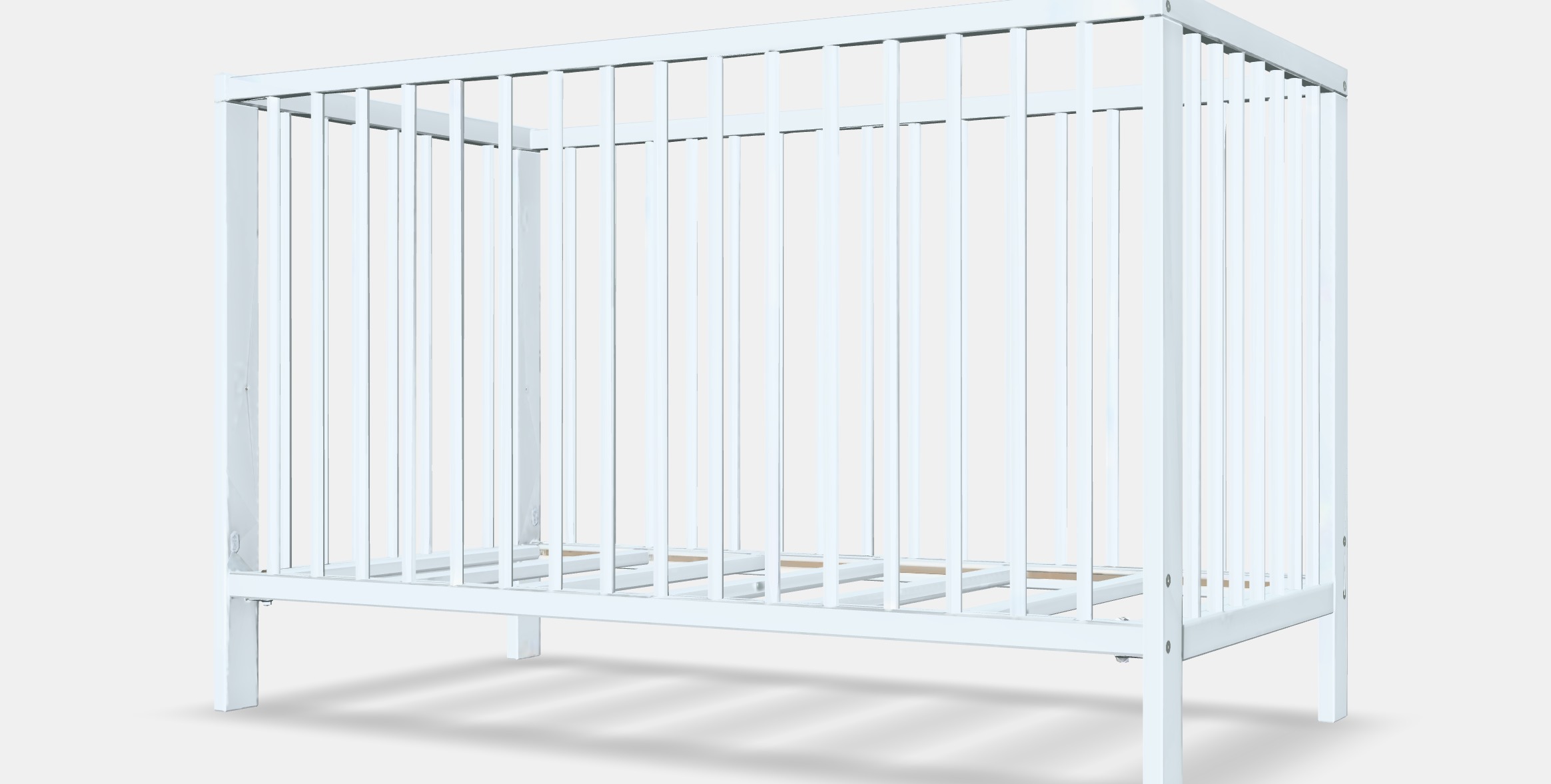 GULLIVER Crib Low-poly 3D model_9