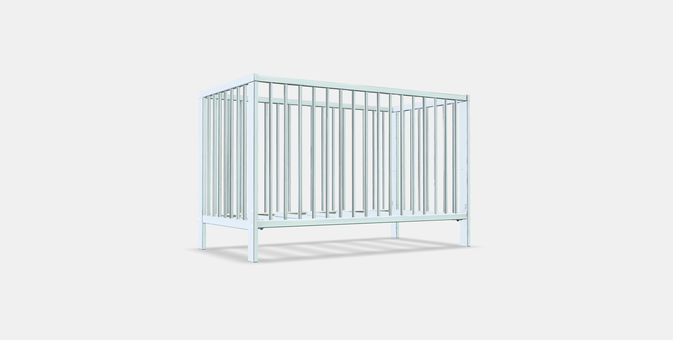 GULLIVER Crib Low-poly 3D model_3