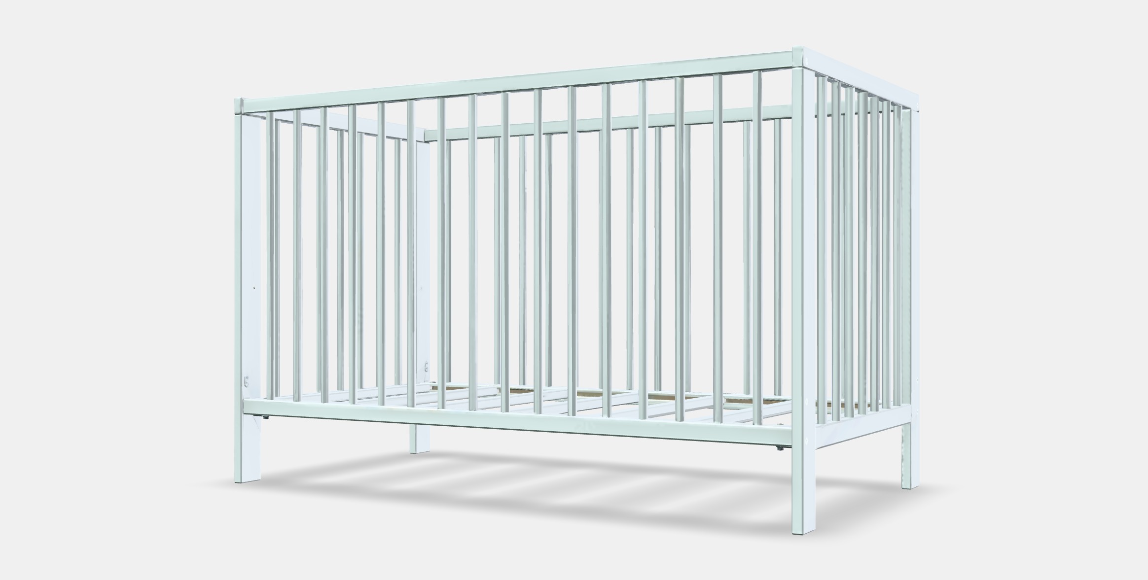 GULLIVER Crib Low-poly 3D model_13