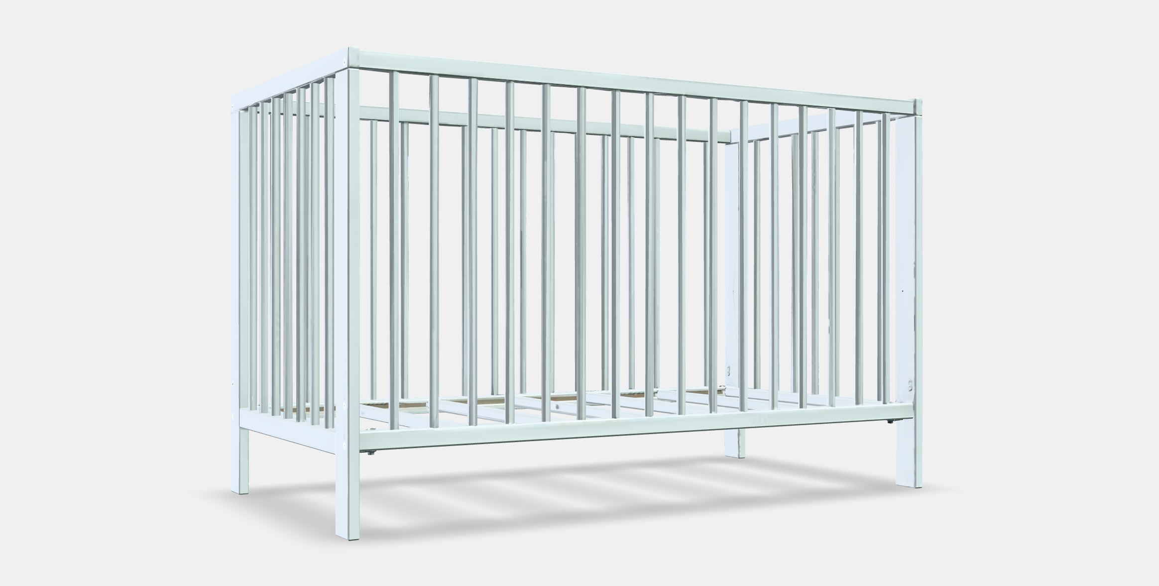 GULLIVER Crib Low-poly 3D model_8