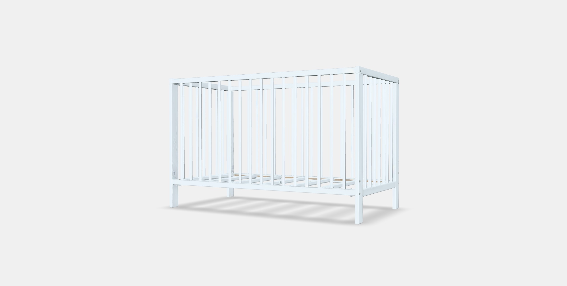 GULLIVER Crib Low-poly 3D model_5