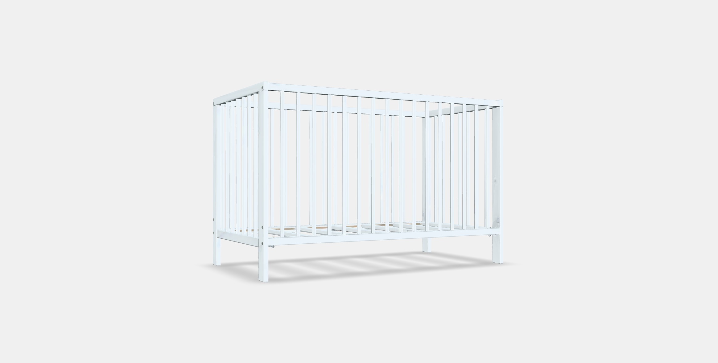 GULLIVER Crib Low-poly 3D model_16