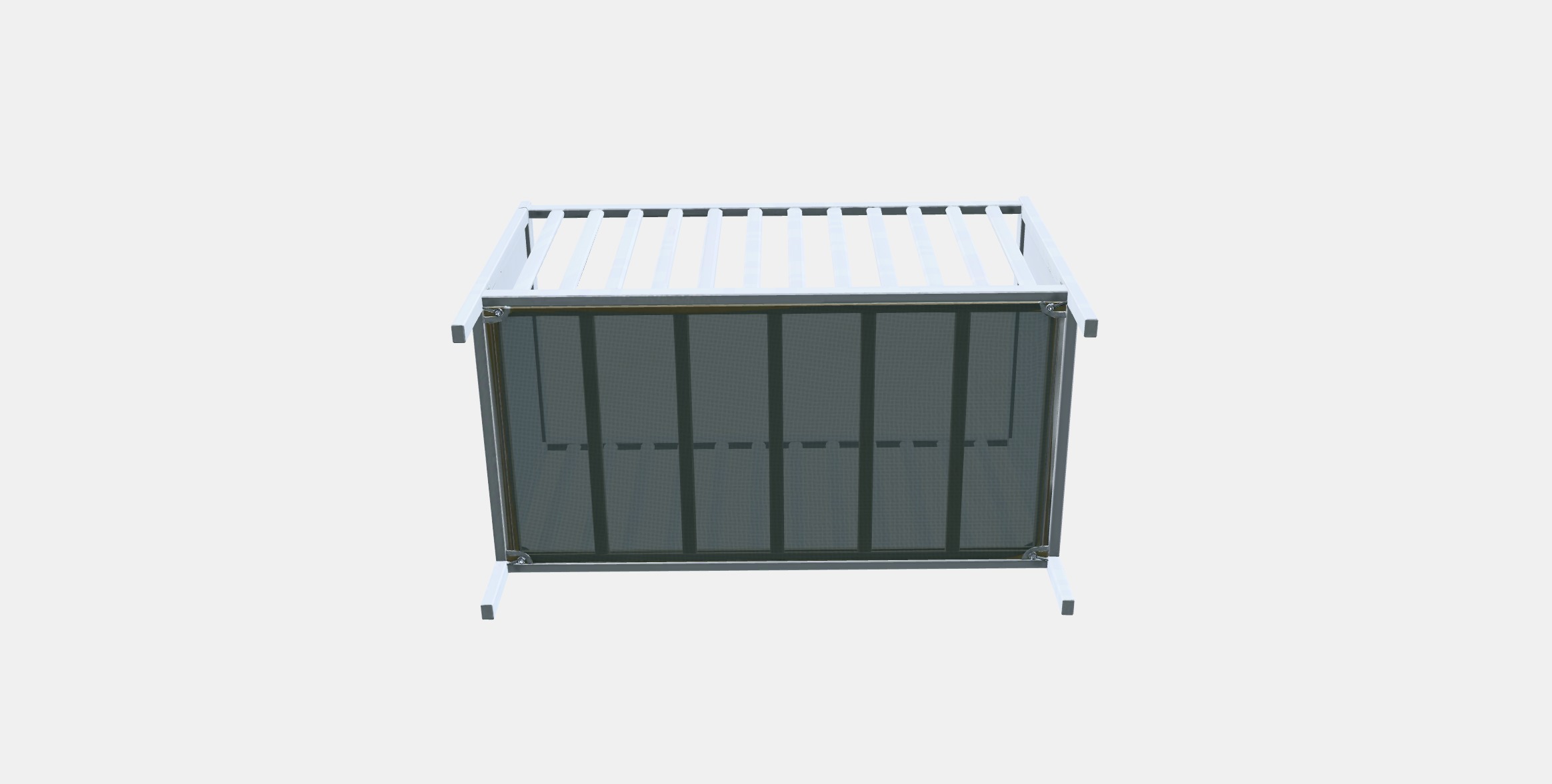 SUNDVIK Crib Low-poly 3D model_5