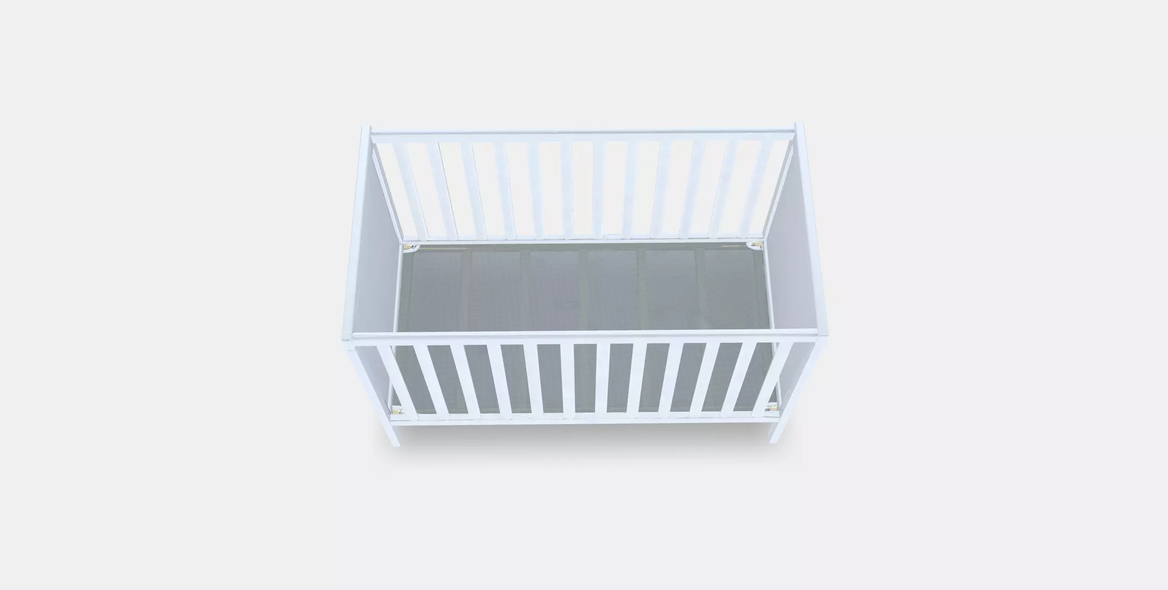 SUNDVIK Crib Low-poly 3D model_0