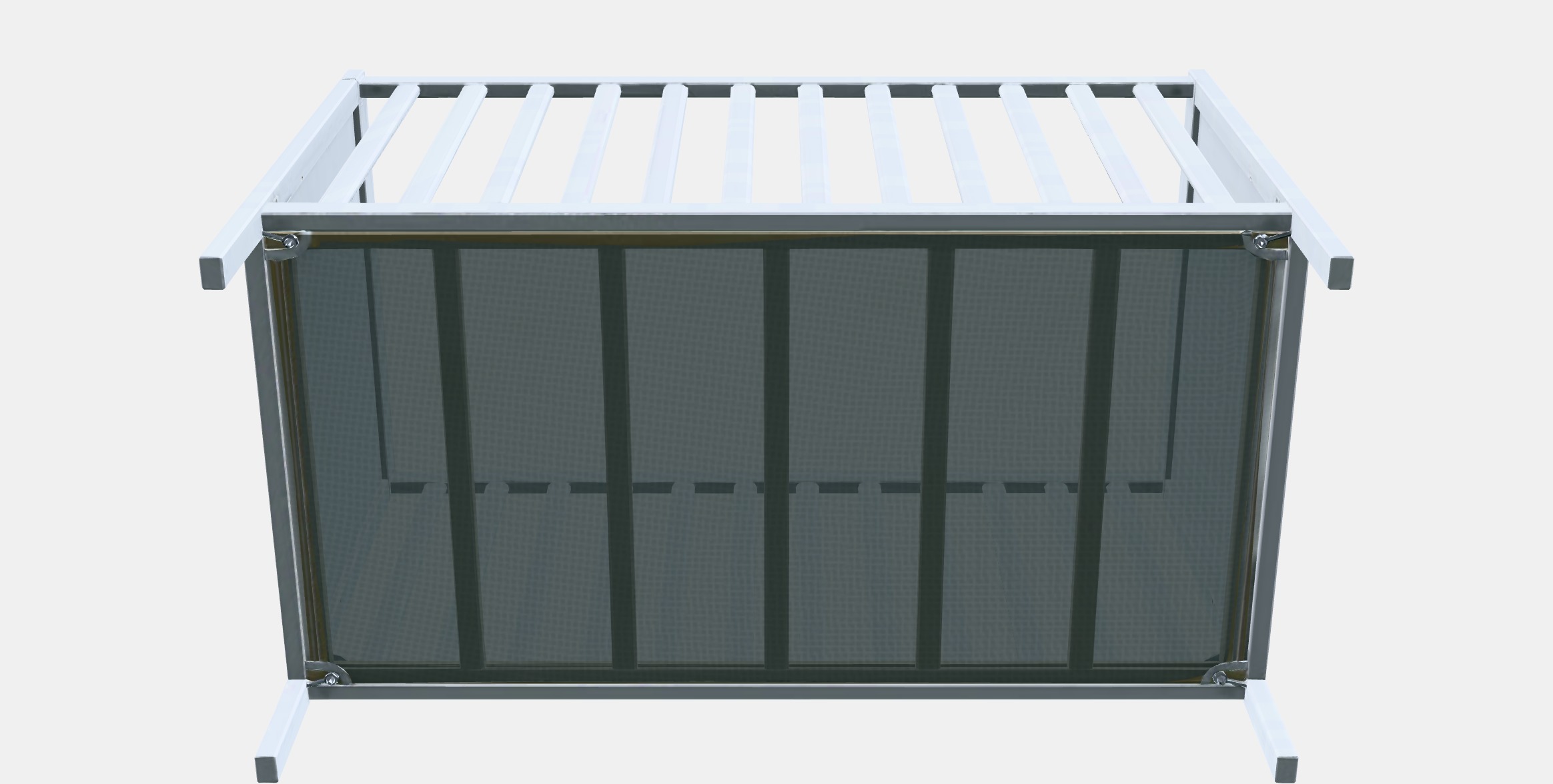 SUNDVIK Crib Low-poly 3D model_13